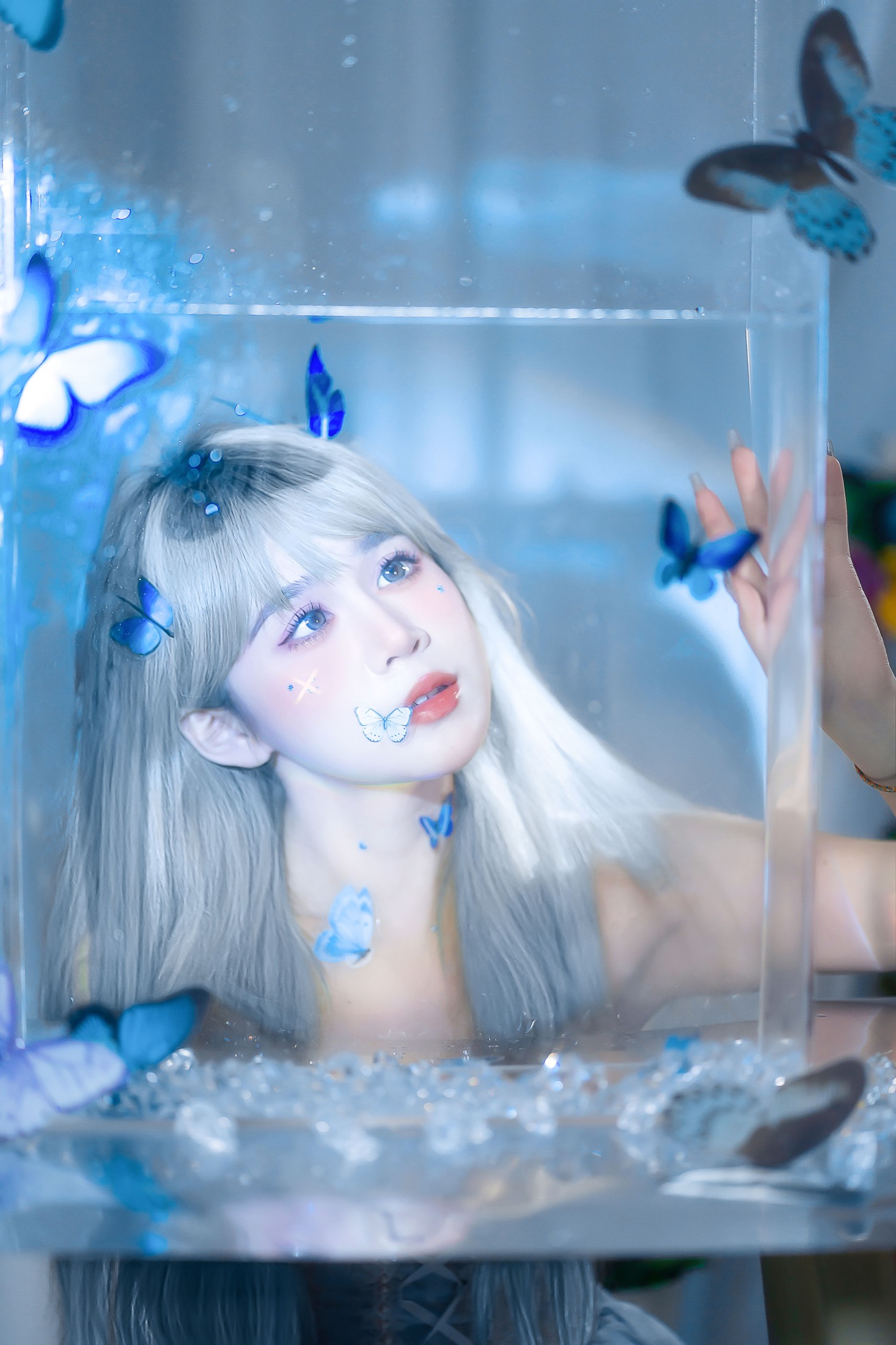 图片[4]-泡芙小方 – 《蓝》[22P]-COS写真在线网