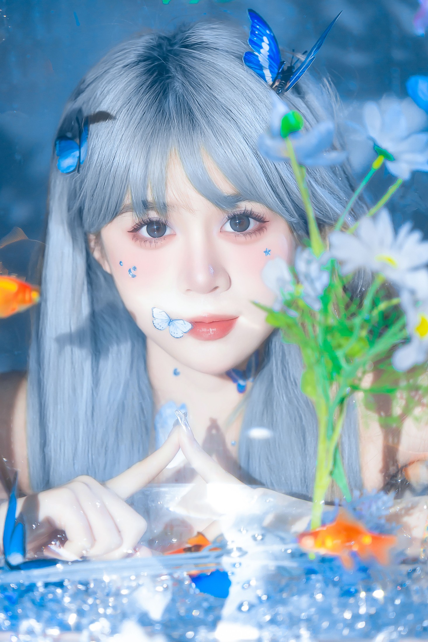 图片[3]-泡芙小方 – 《蓝》[22P]-COS写真在线网