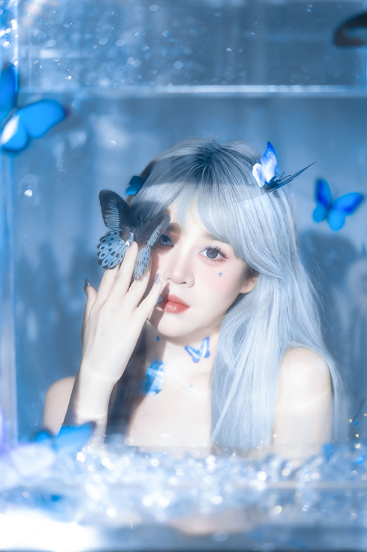 图片[5]-泡芙小方 – 《蓝》[22P]-COS写真在线网