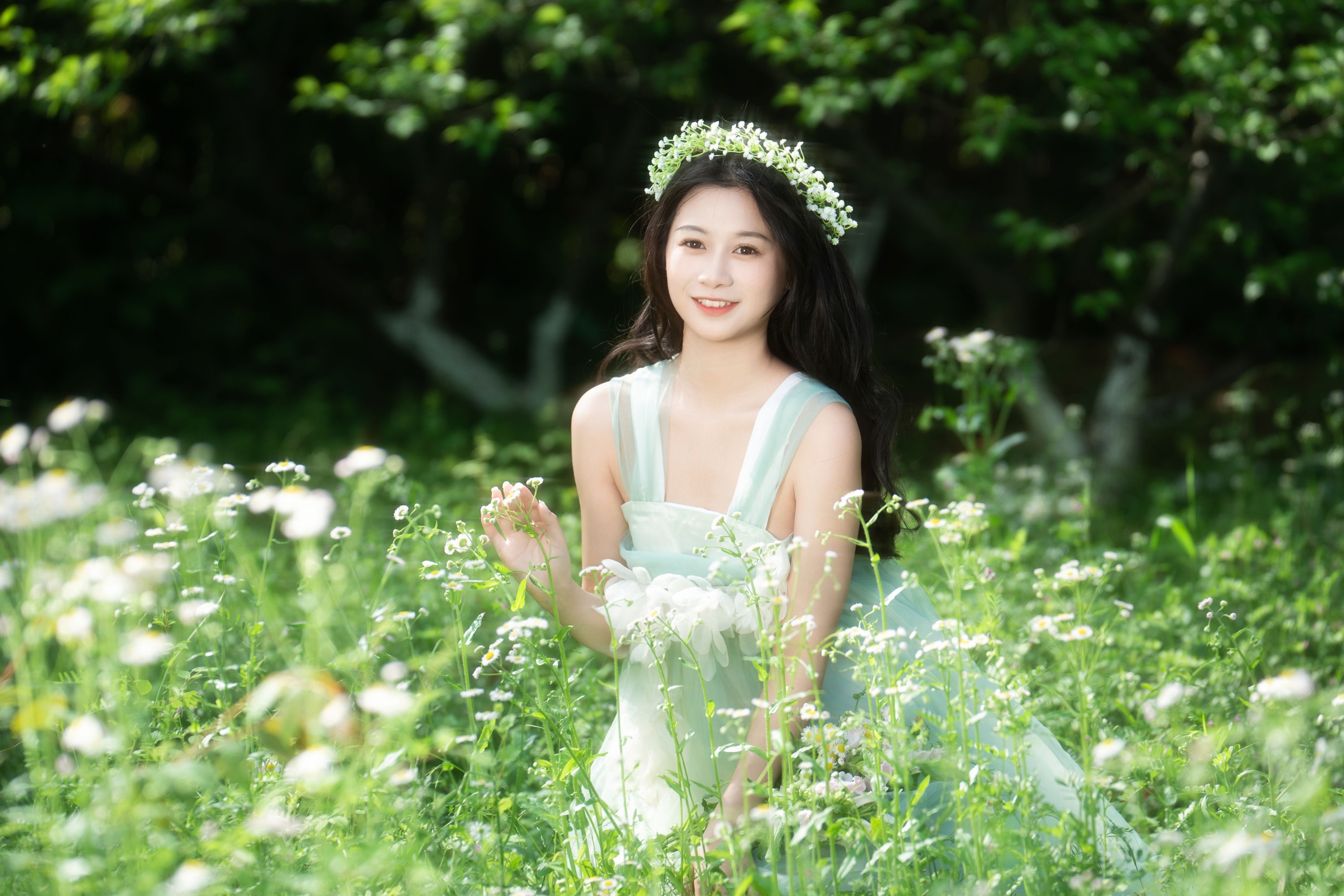 图片[6]-橙子舒 – 《绿色森系》[28P]-COS写真在线网