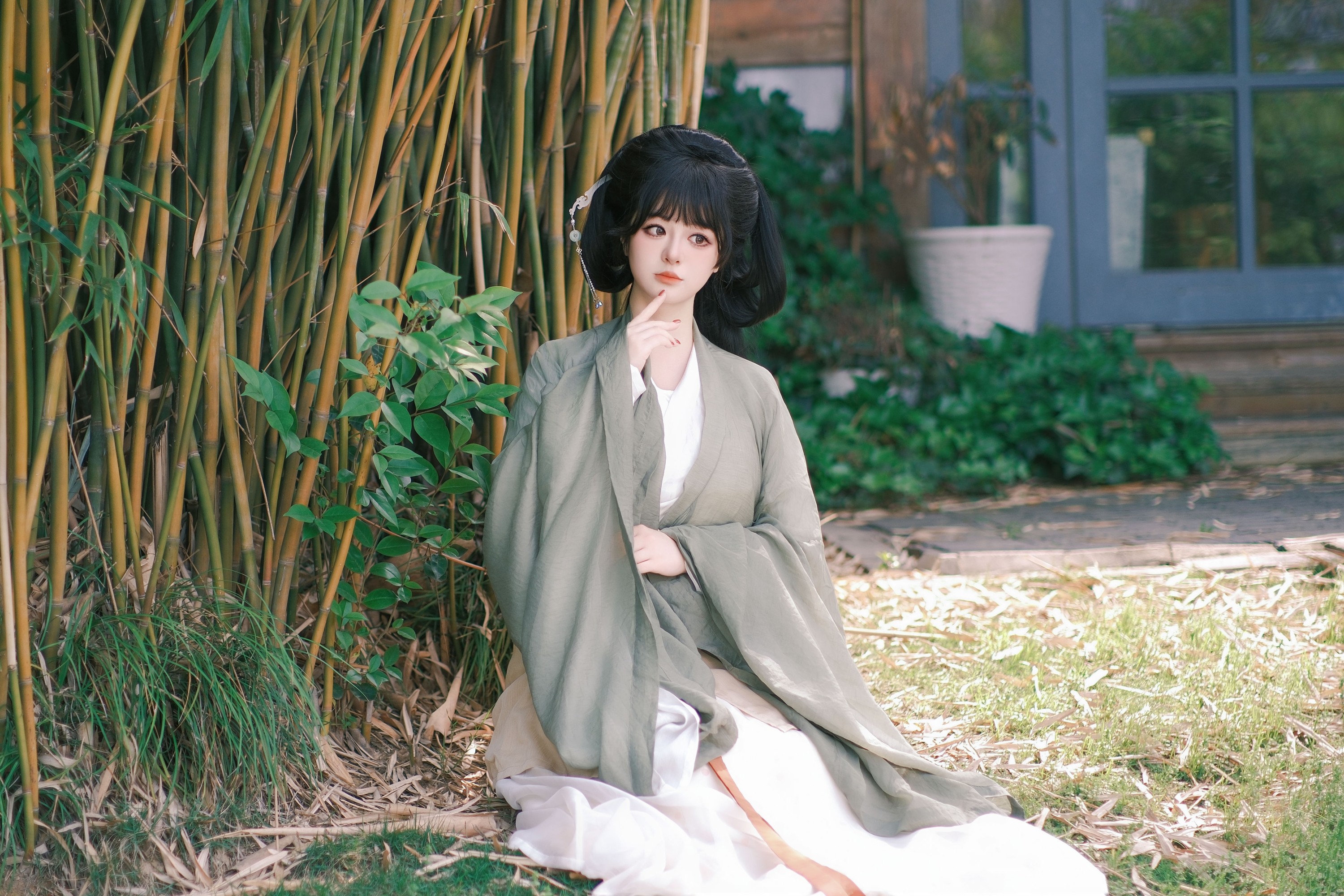 图片[6]-不可爱的禾禾喵 – 《竹林游》[34P]-COS写真在线网