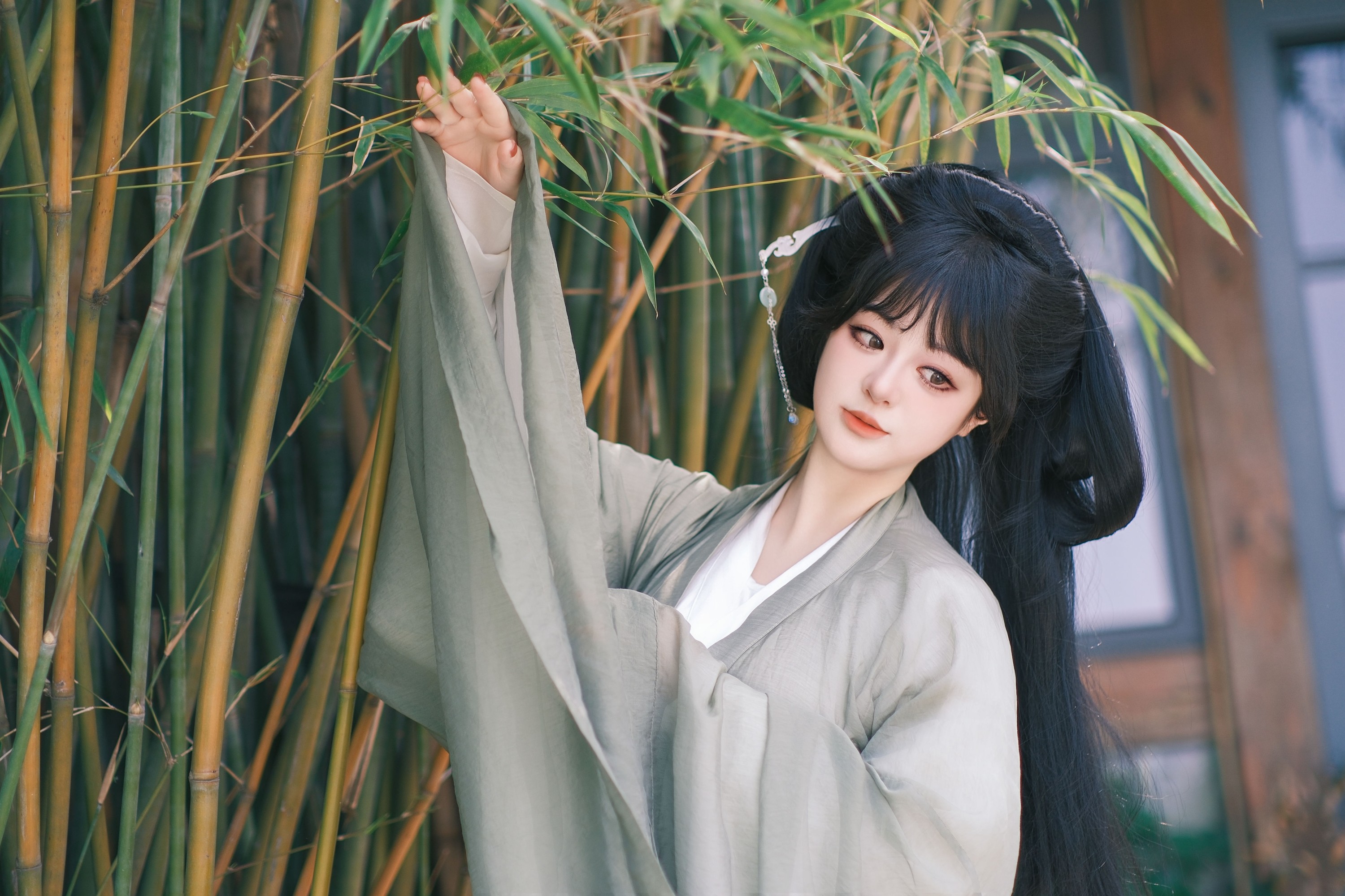 图片[3]-不可爱的禾禾喵 – 《竹林游》[34P]-COS写真在线网