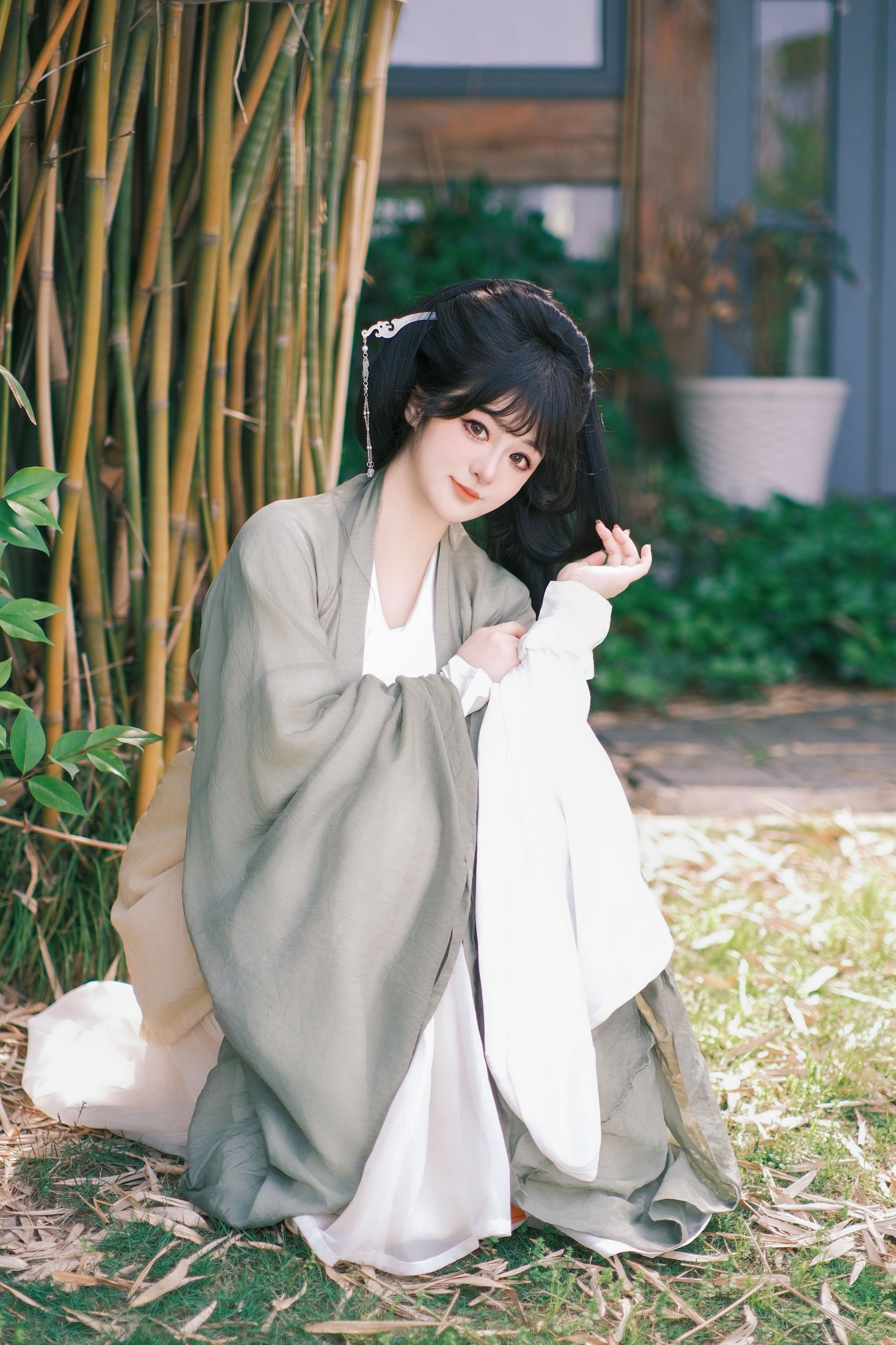 图片[5]-不可爱的禾禾喵 – 《竹林游》[34P]-COS写真在线网