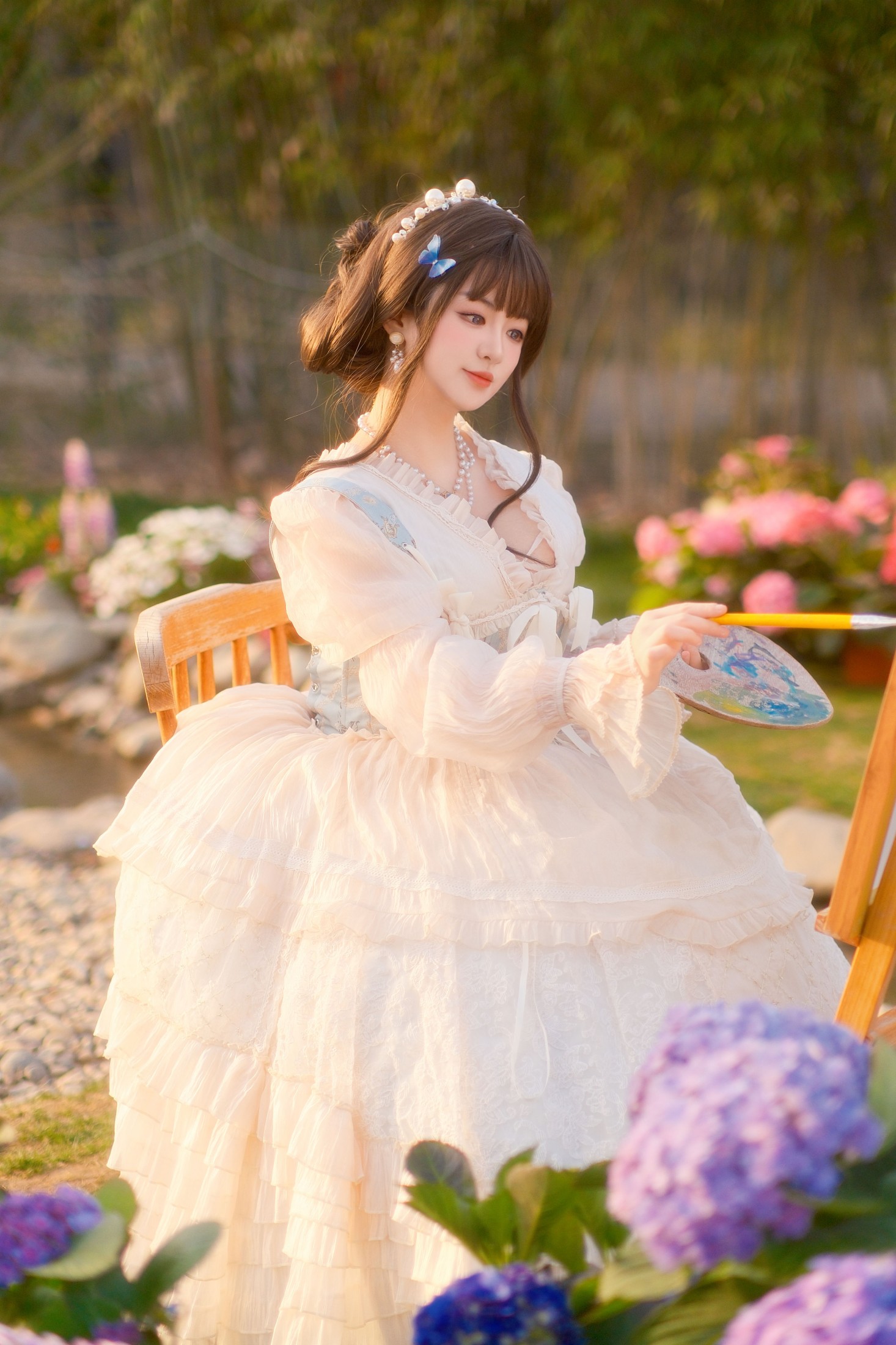 图片[5]-不可爱的禾禾喵 – 《油画少女》[22P]-COS写真在线网