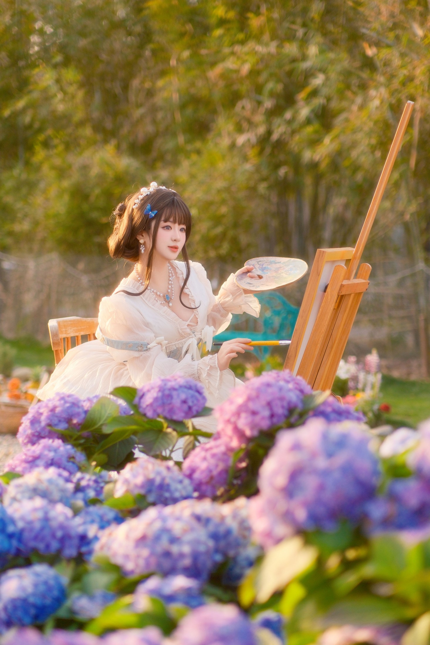 图片[6]-不可爱的禾禾喵 – 《油画少女》[22P]-COS写真在线网