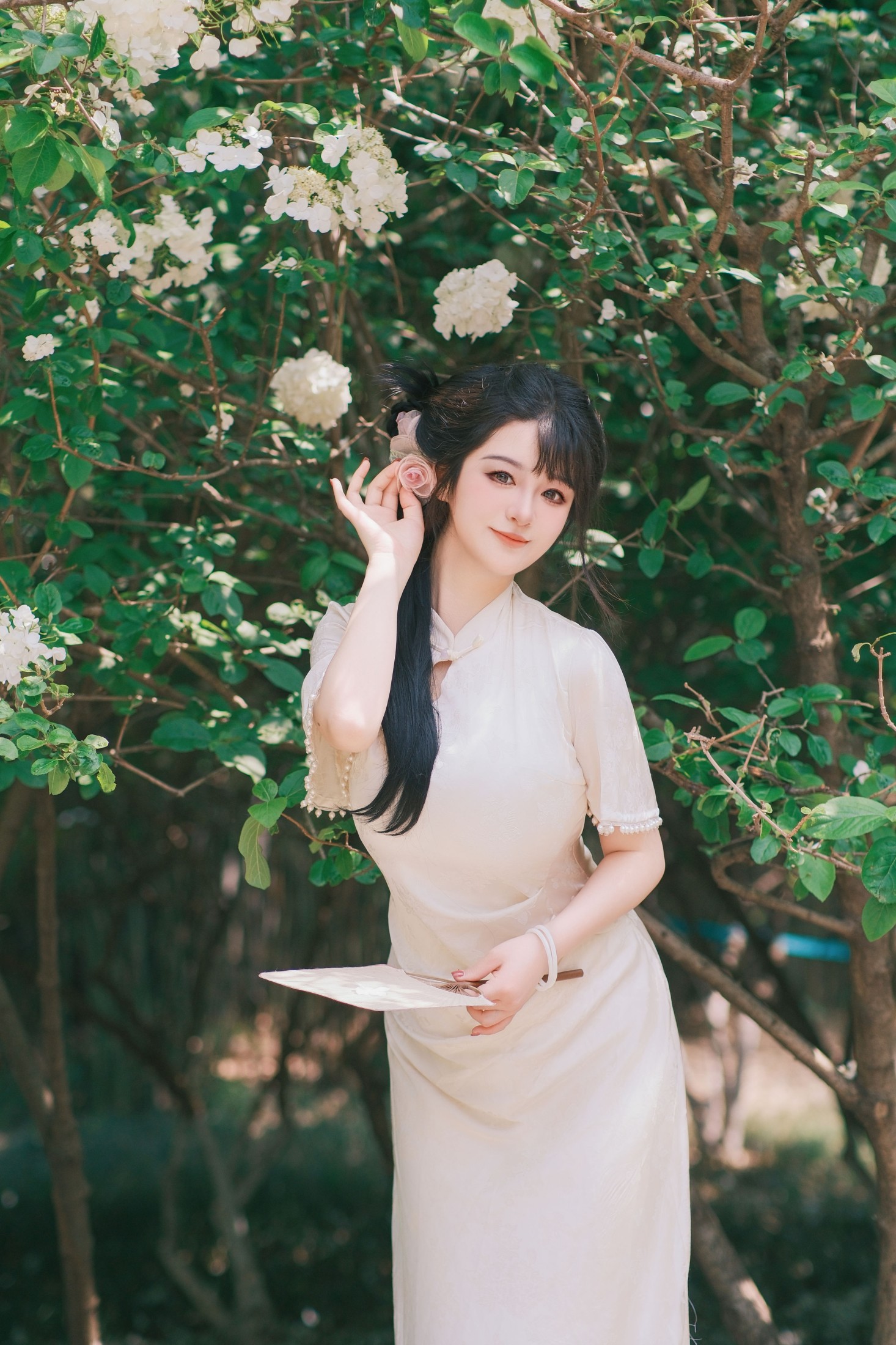 图片[4]-不可爱的禾禾喵 – 《花落白》[34P]-COS写真在线网