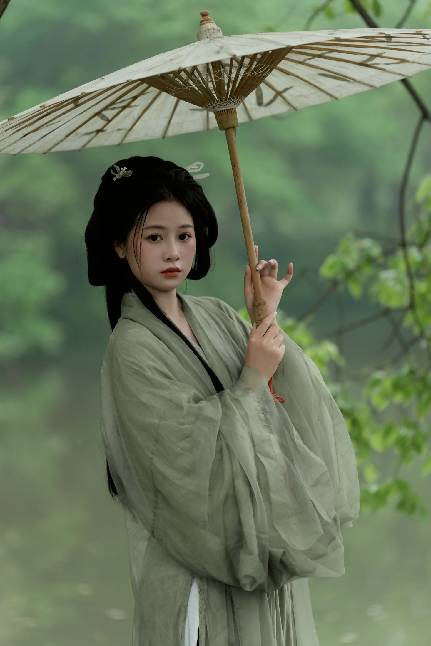 图片[6]-橙子舒 – 《绿色烟雨中》[23P]-COS写真在线网