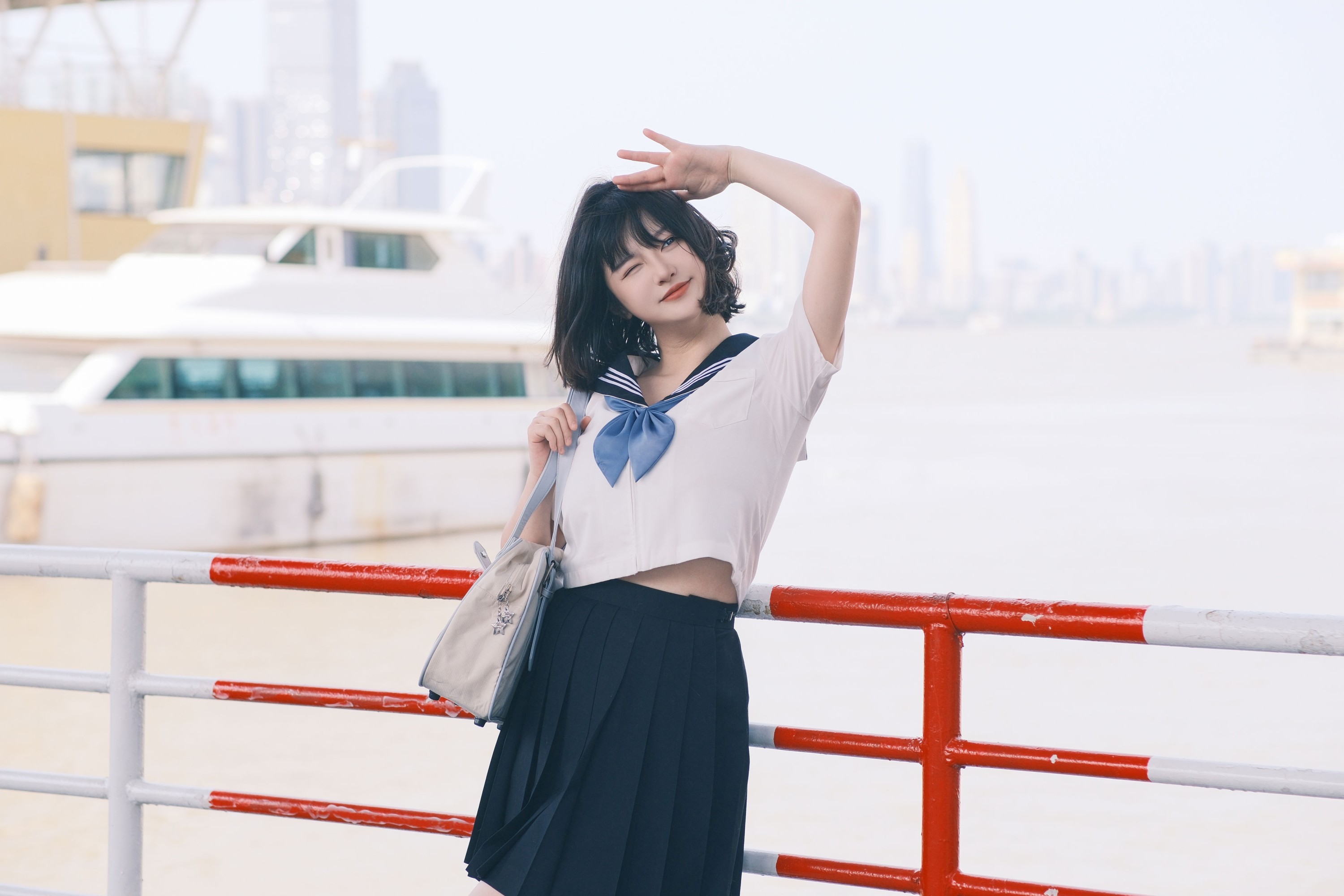 图片[3]-不可爱的禾禾喵 – 《蔚蓝心事》[24P]-COS写真在线网