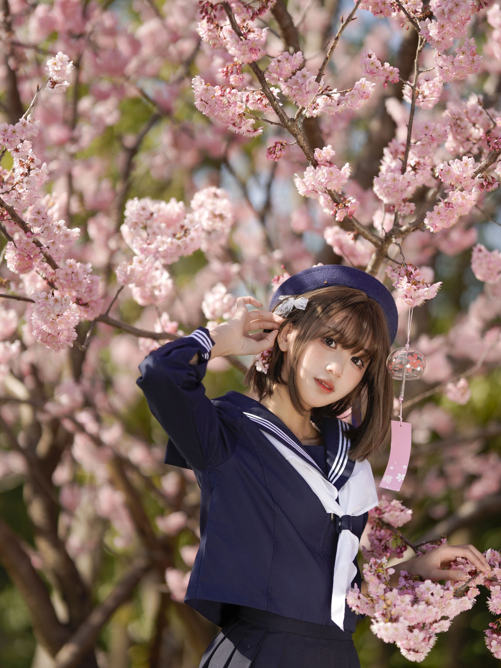 图片[6]-吞树梅 – 《樱花树下JK》[26P]-COS写真在线网