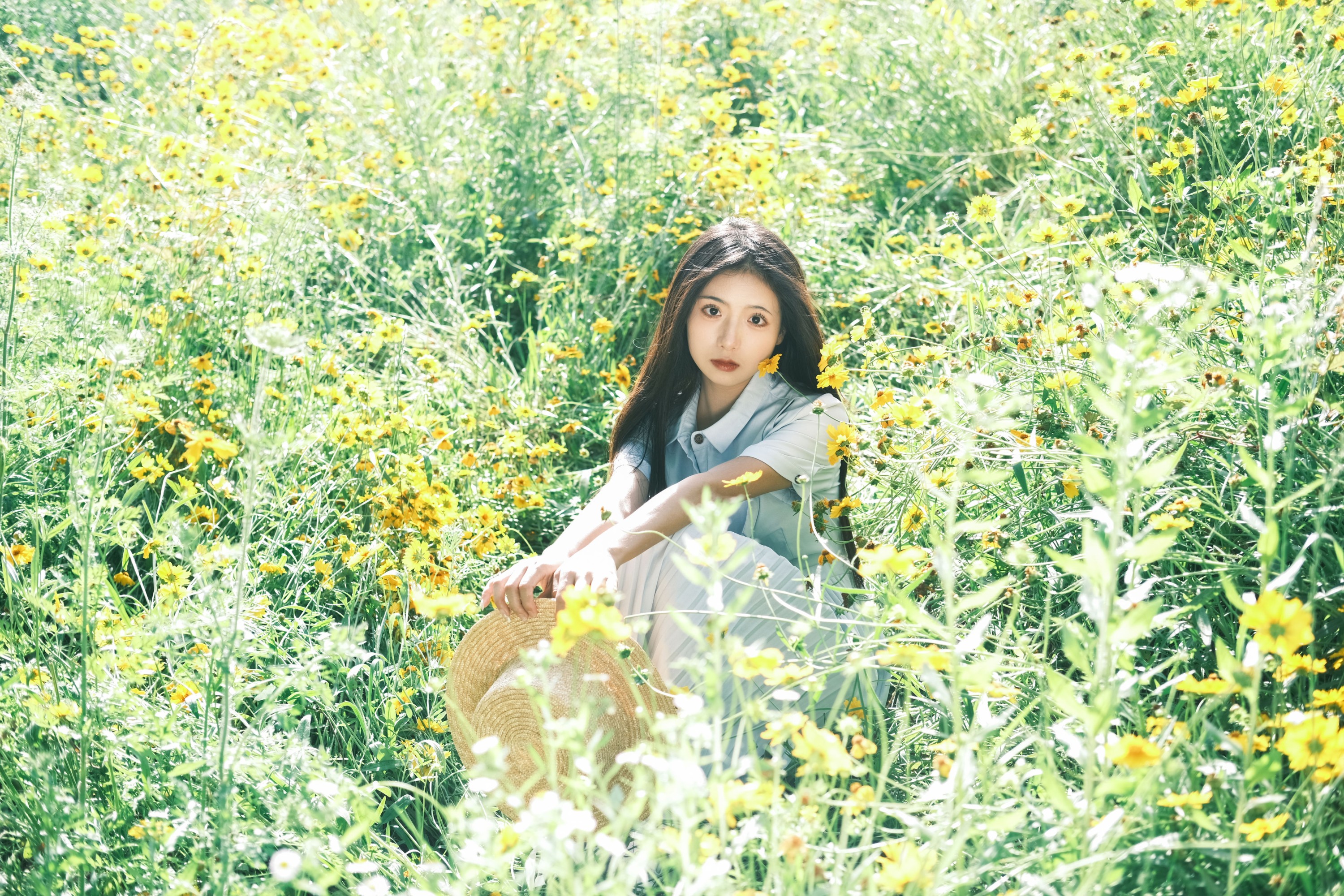 图片[6]-木柚柚 – 《夏天裙摆金鸡菊》[26P]-COS写真在线网