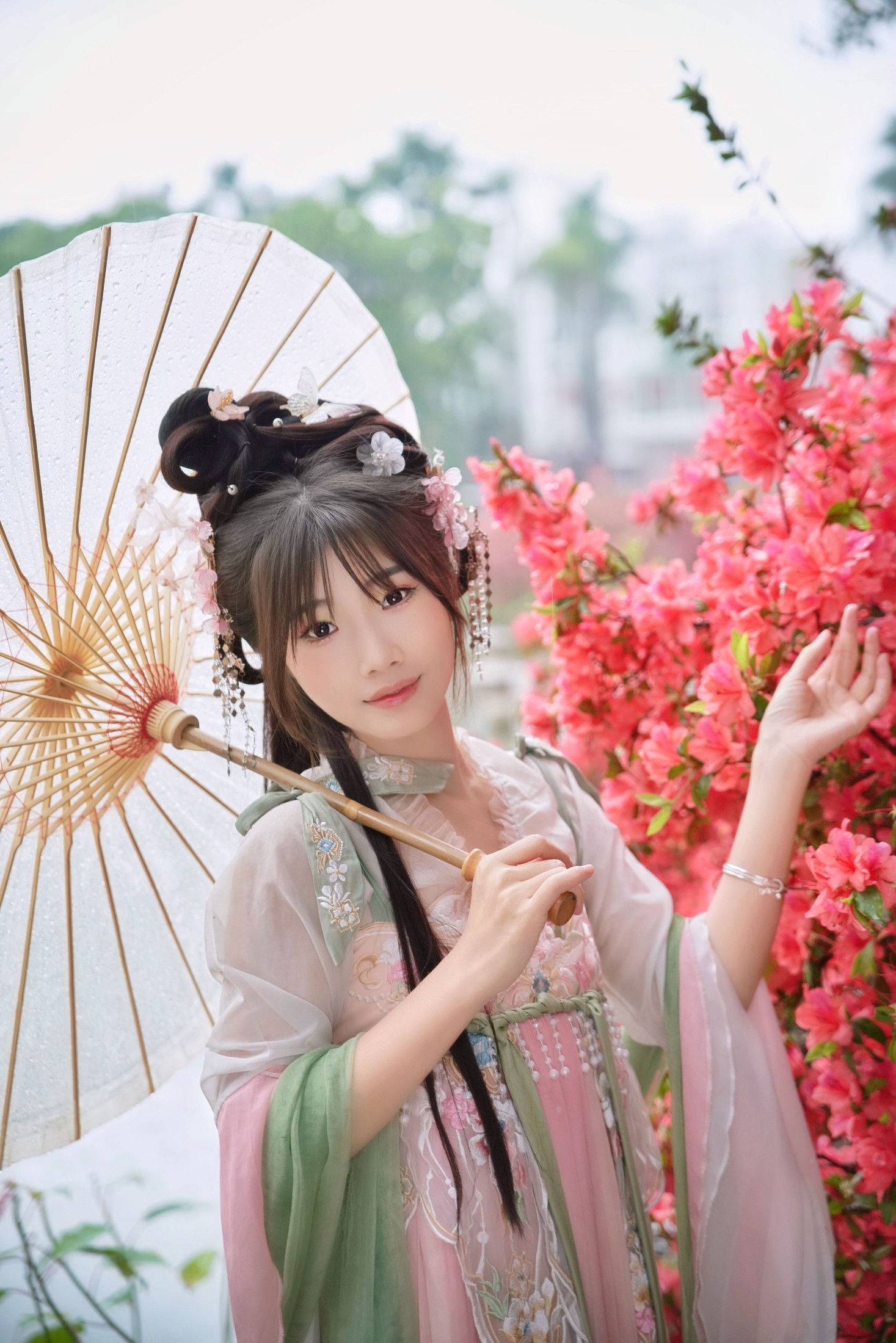 图片[6]-小柒 – 《杜鹃盛放的粉黛伊人》[22P]-COS写真在线网