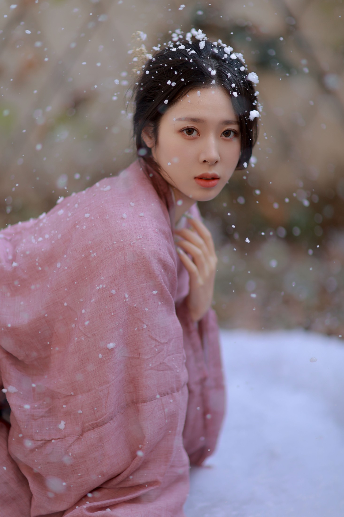 图片[4]-含 – 《雪中人》[22P]-COS写真在线网