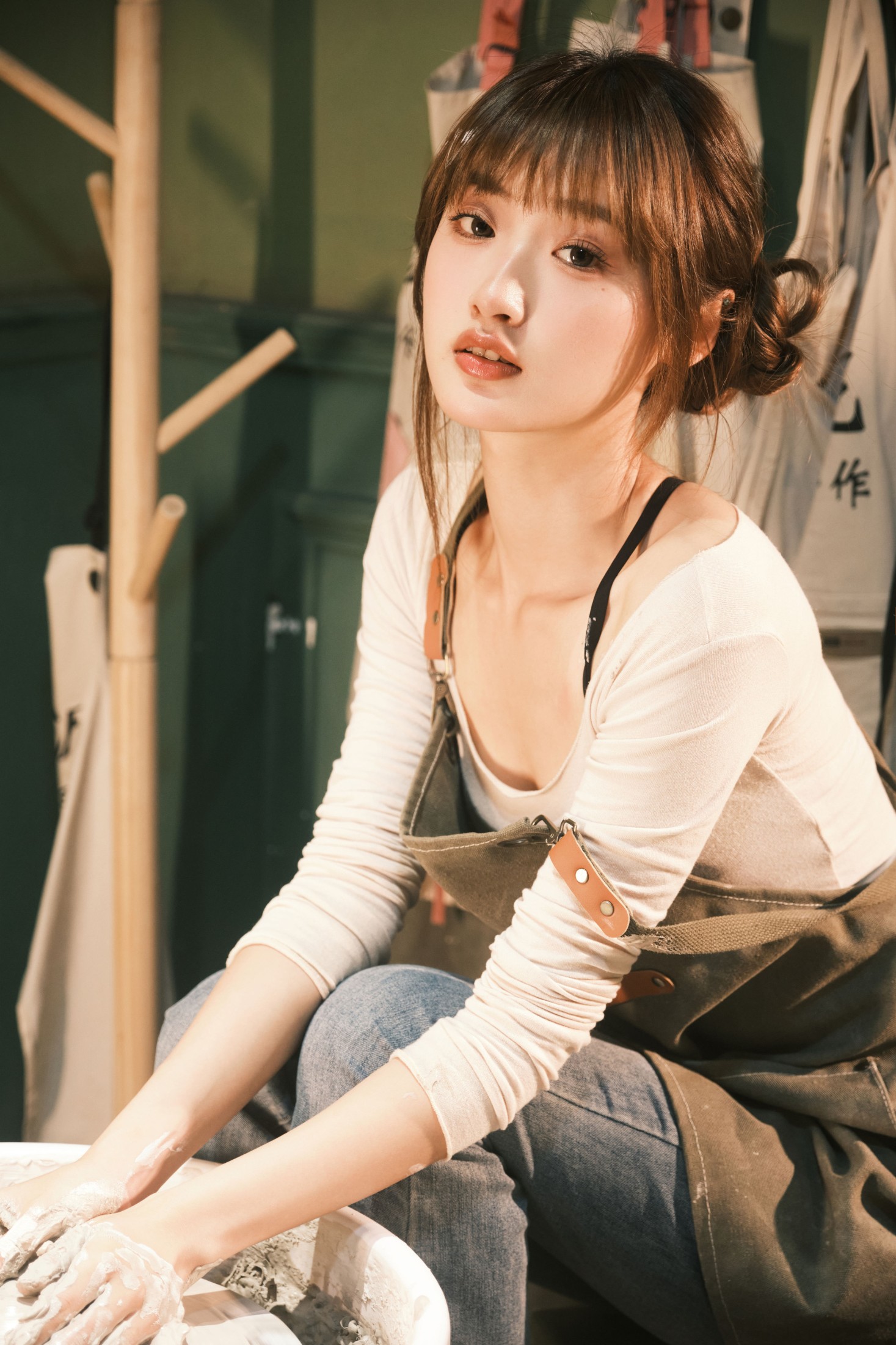 图片[5]-陈年小九 – 《陶艺拍照》[28P]-COS写真在线网