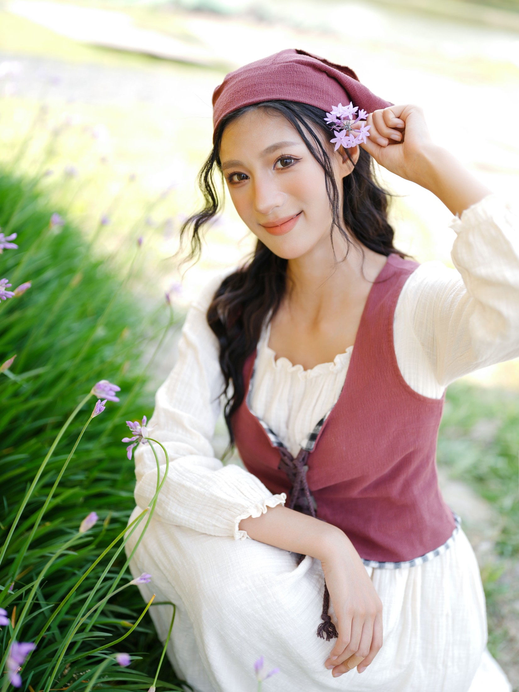 图片[6]-苗苗 – 《花海初夏》[26P]-COS写真在线网