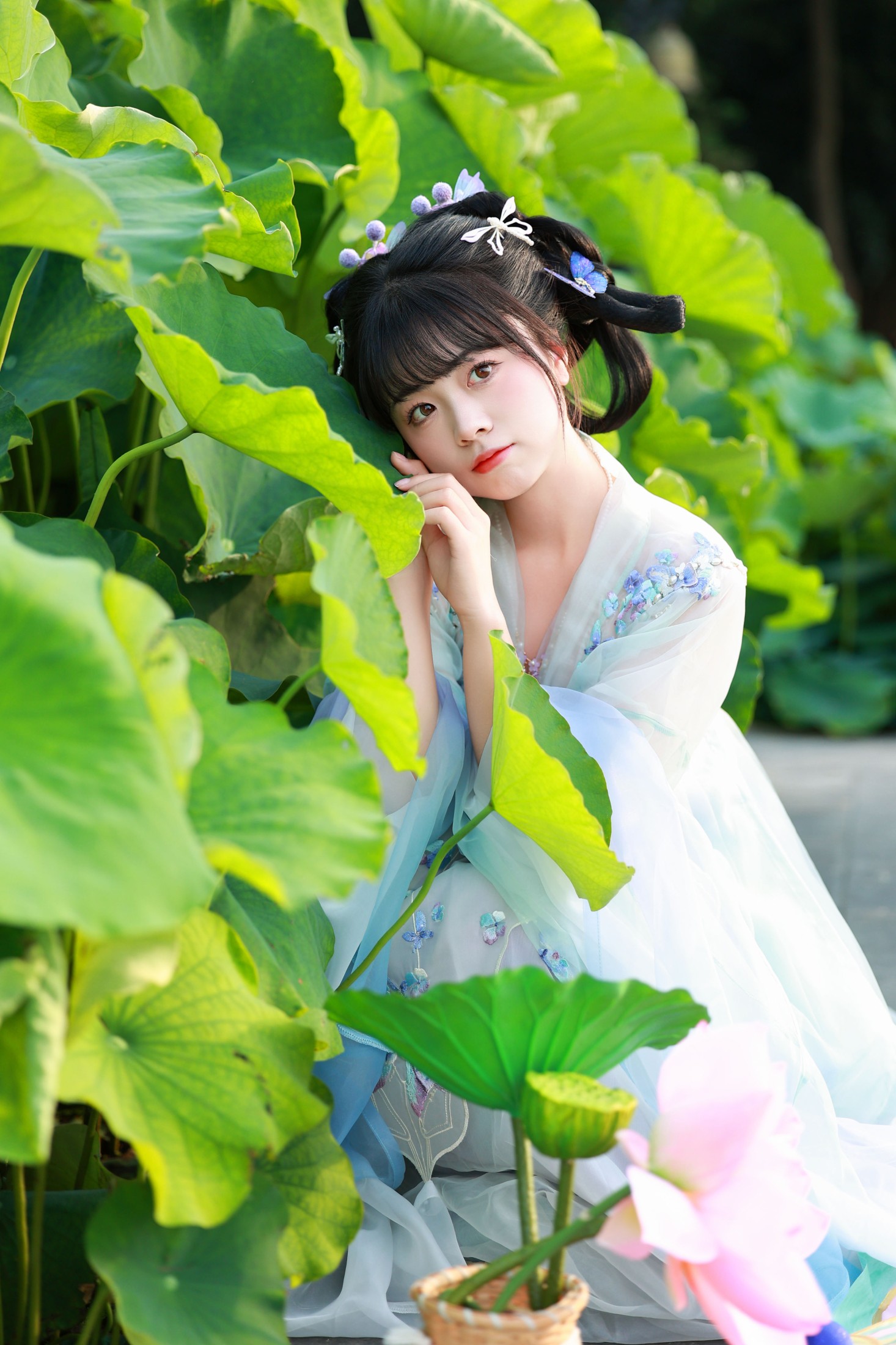 图片[6]-一只暖暖 – 《小荷间》[28P]-COS写真在线网