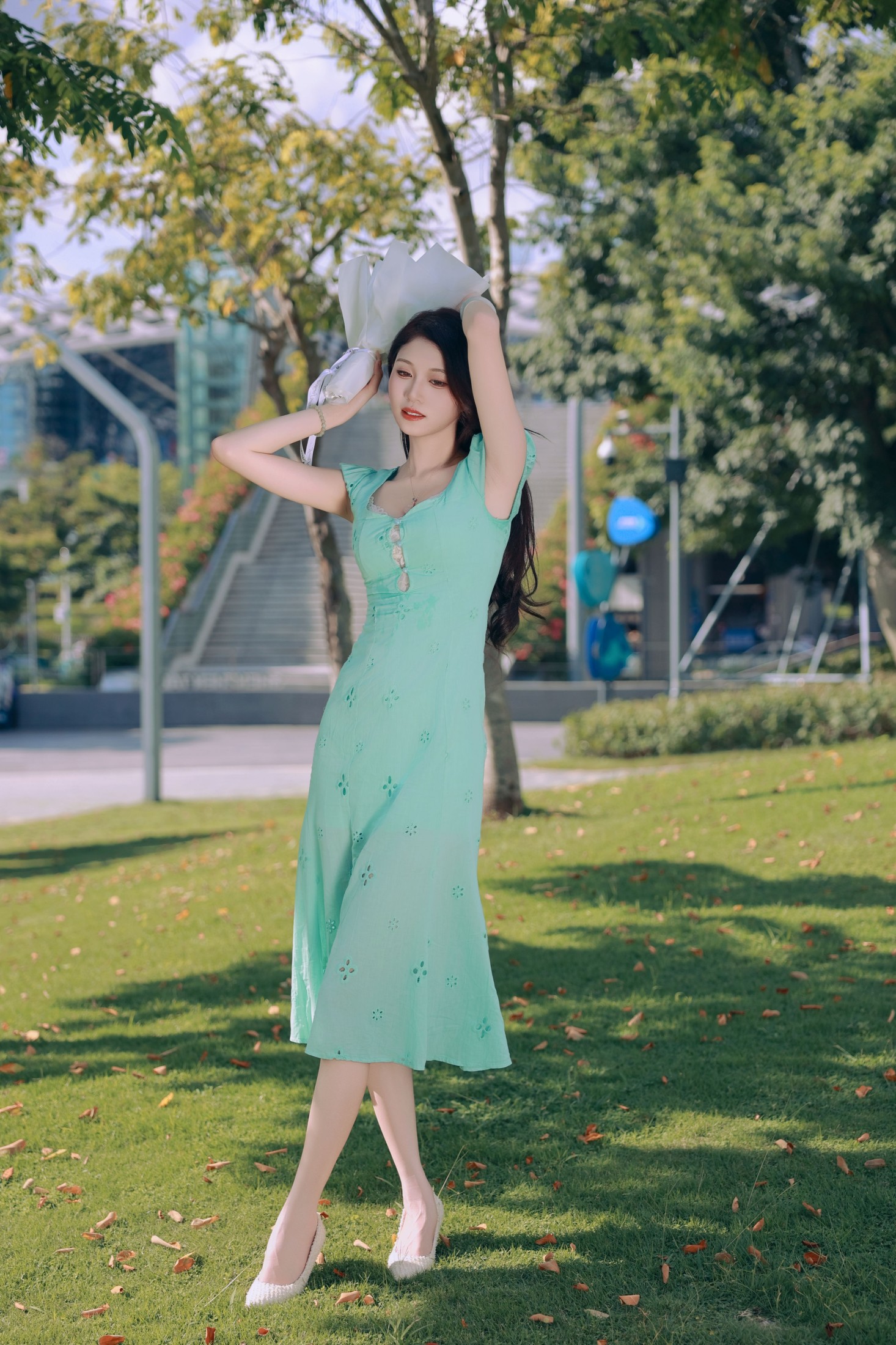 图片[5]-六六 – 《花漾蓝梦》[31P]-COS写真在线网