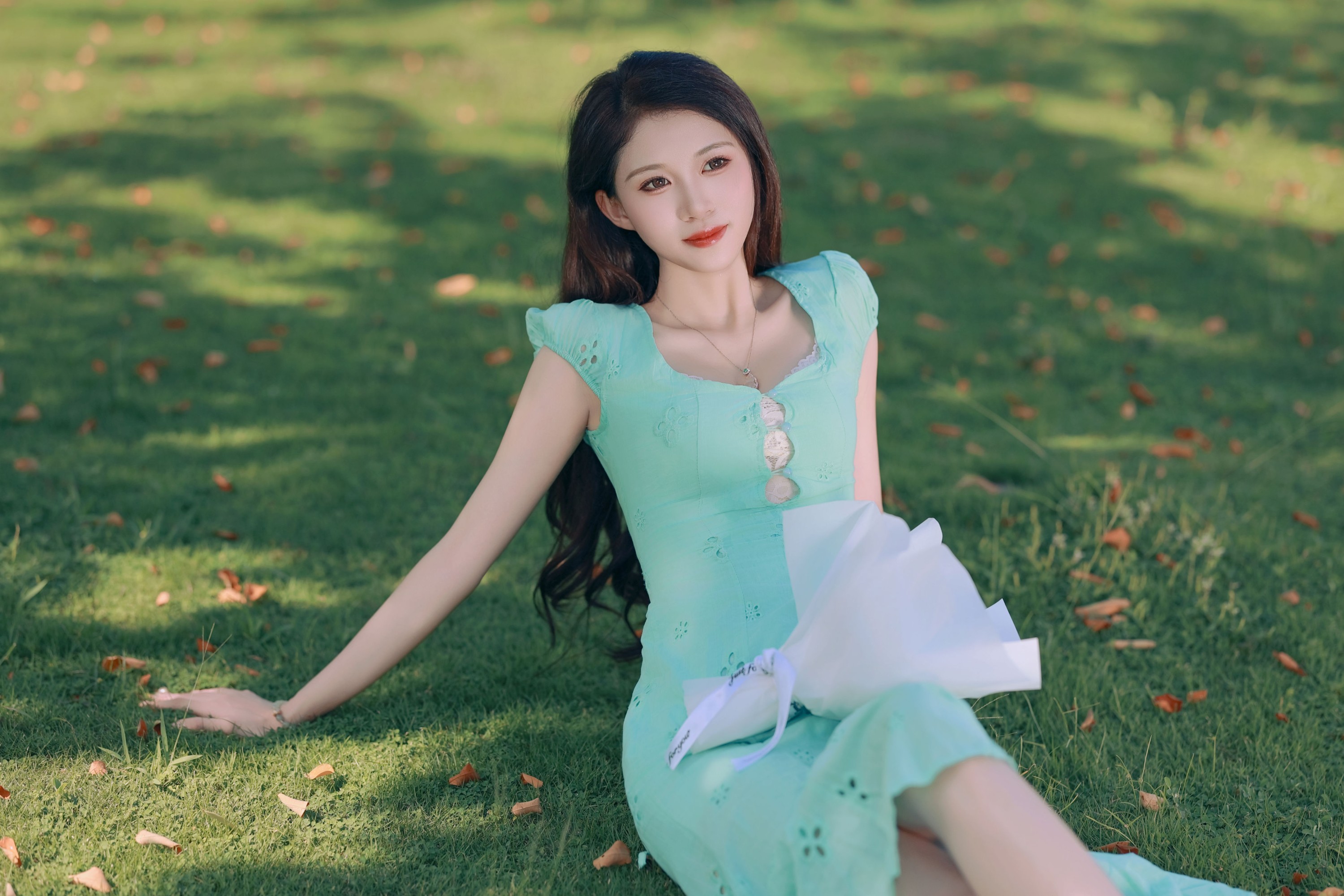 图片[4]-六六 – 《花漾蓝梦》[31P]-COS写真在线网