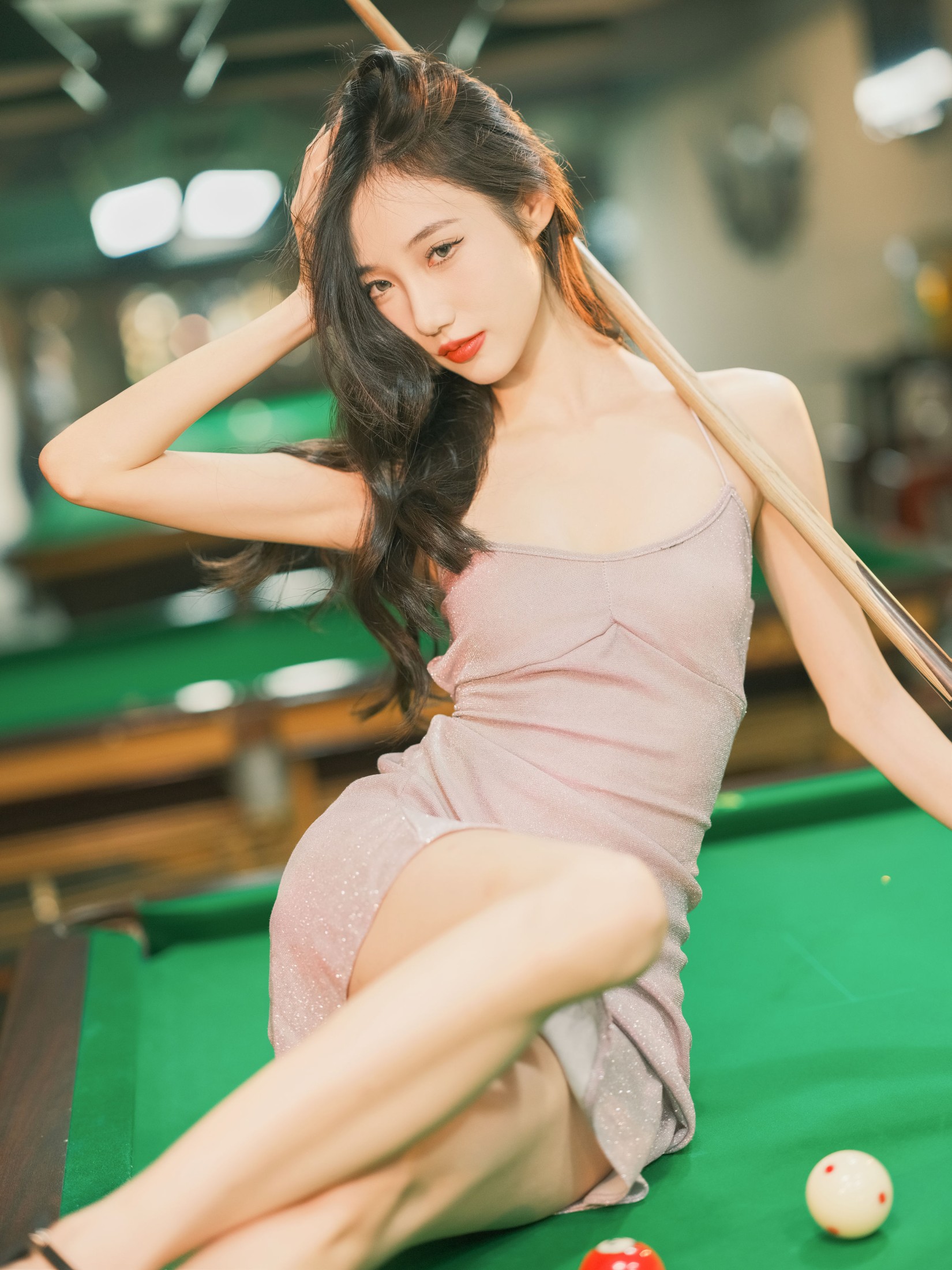 图片[4]-o1ne万 – 《台球之舞》[38P]-COS写真在线网