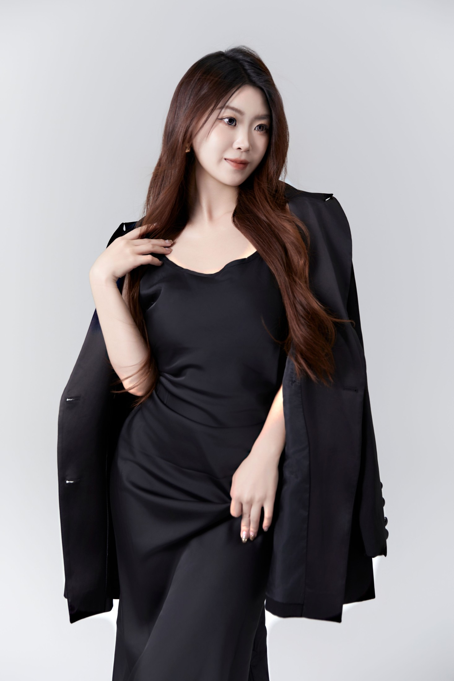 图片[6]-CARLEE是77呀 – 《黑色西装写真》[22P]-COS写真在线网