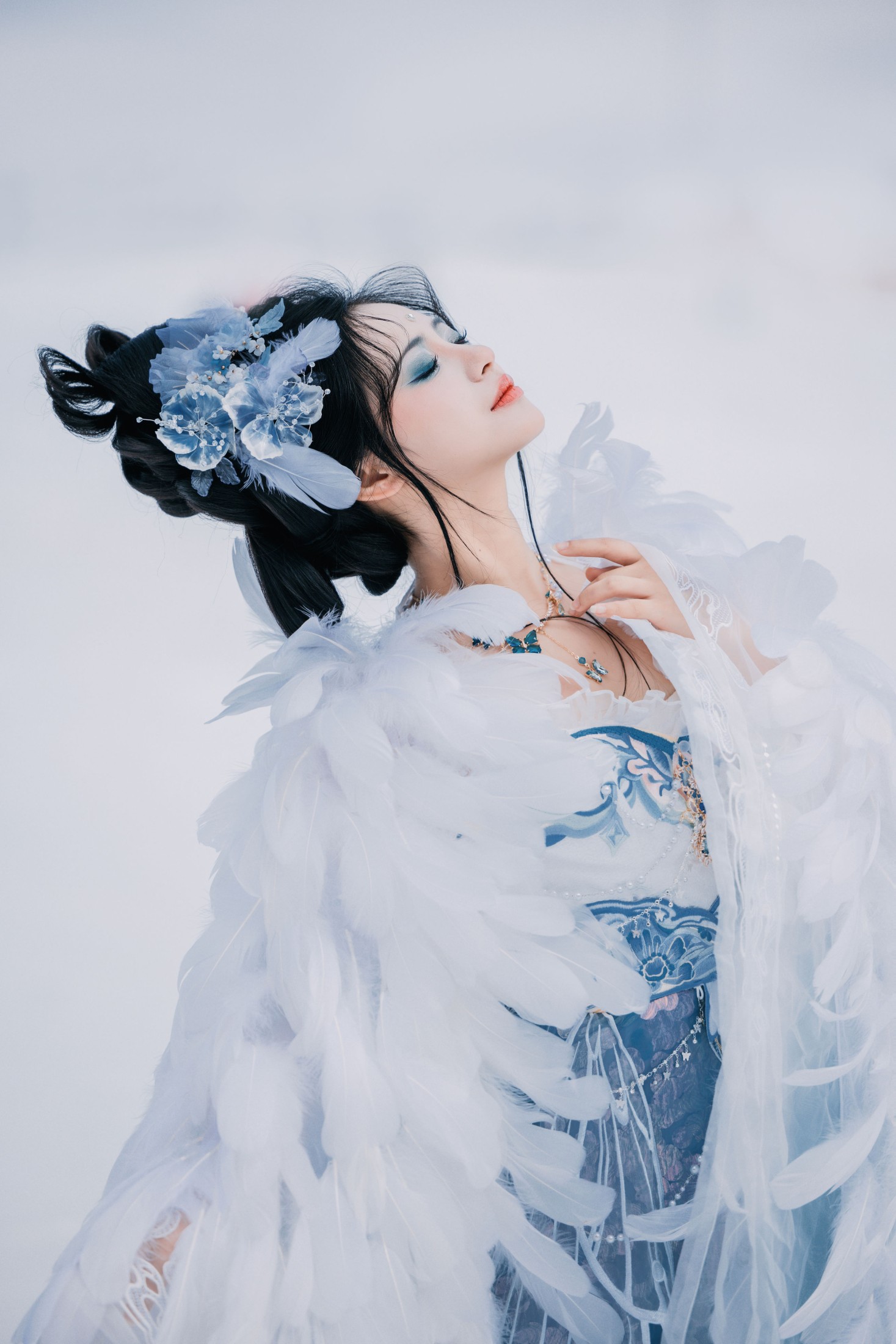 图片[6]-衔鹿 – 《雪中鹤》[22P]-COS写真在线网