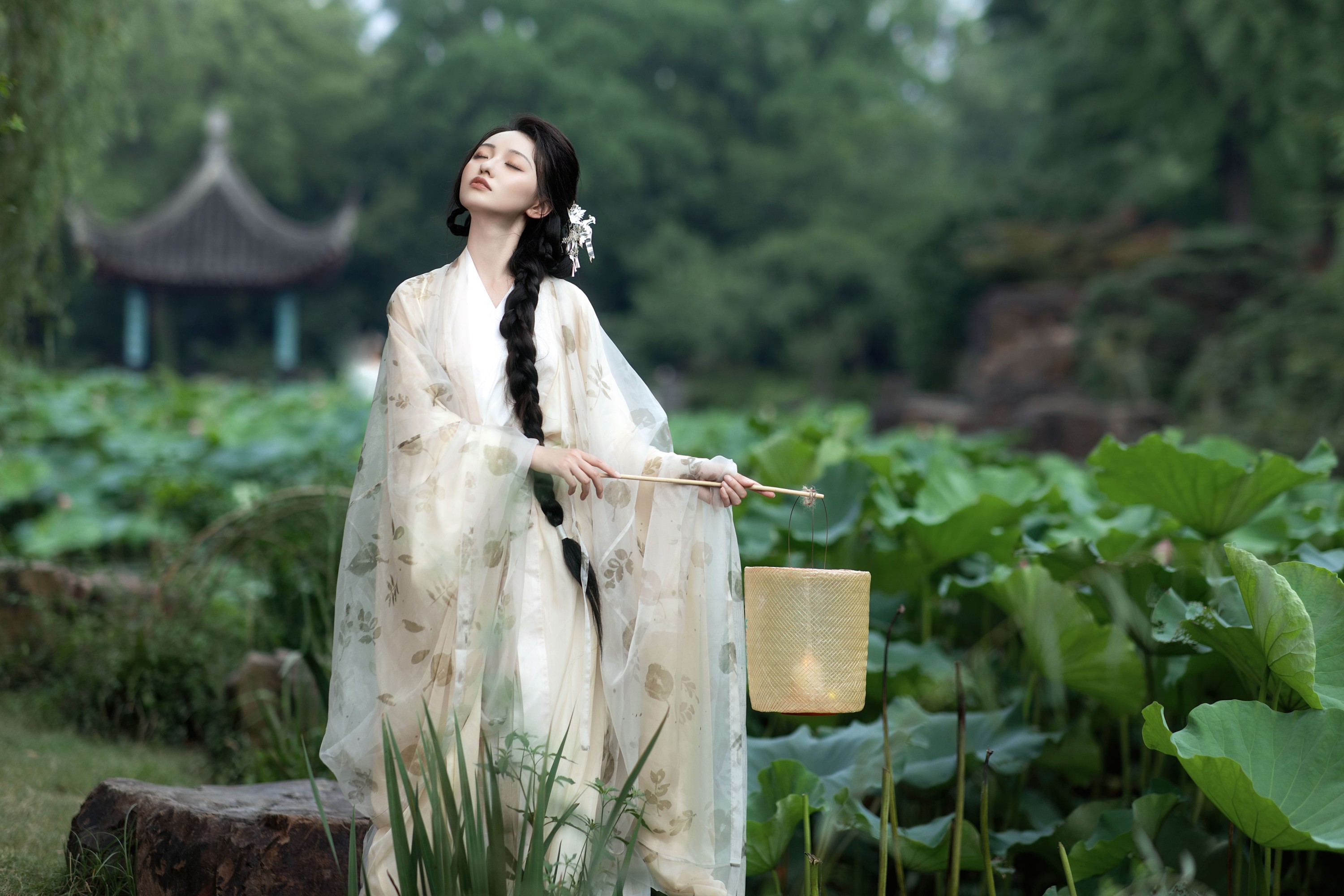 图片[6]-小羊爱干饭 – 《荷》[27P]-COS写真在线网