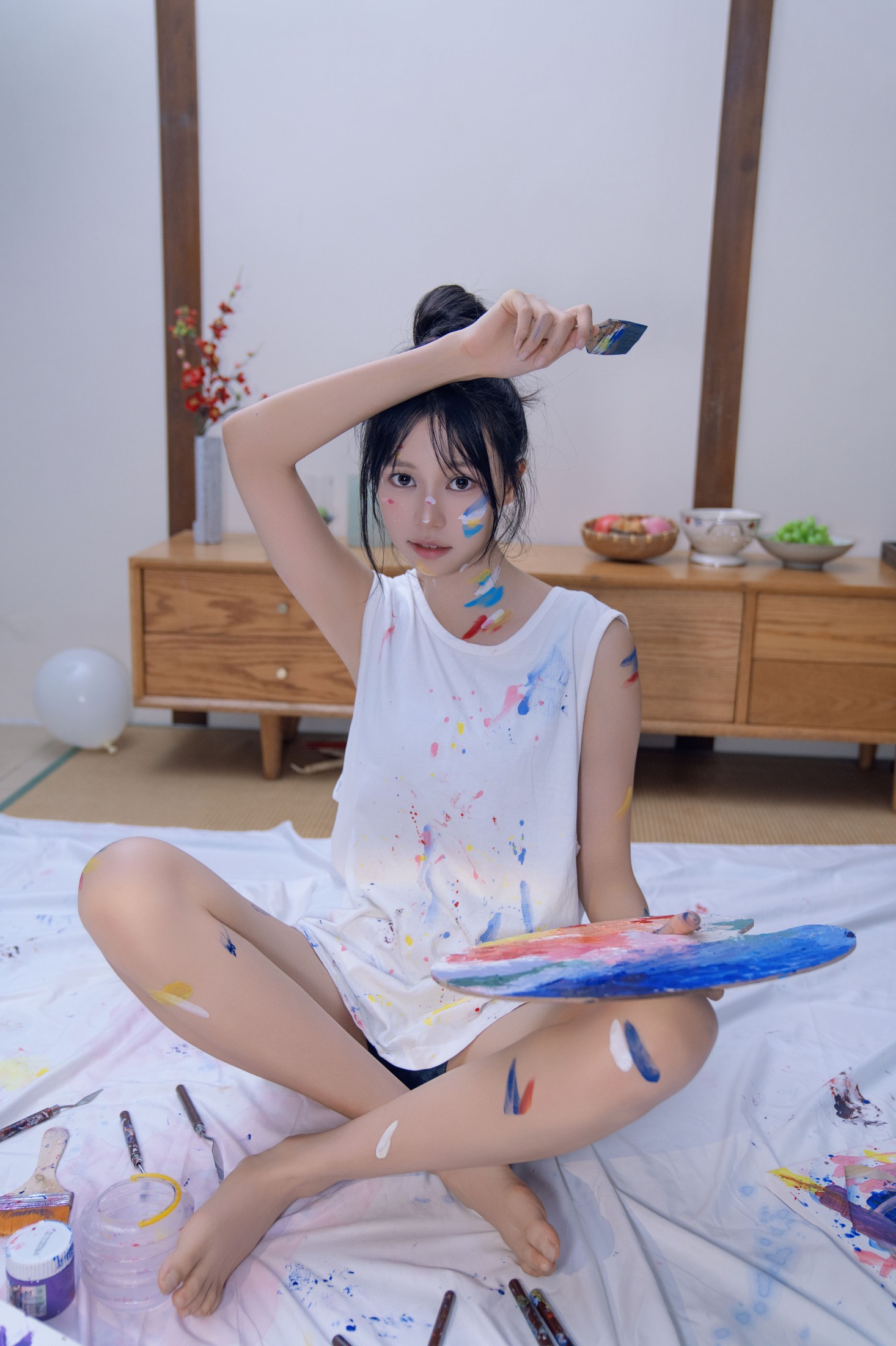 图片[6]-茵子吞籽儿 – 《梦幻少女艺术时光》[26P]-COS写真在线网