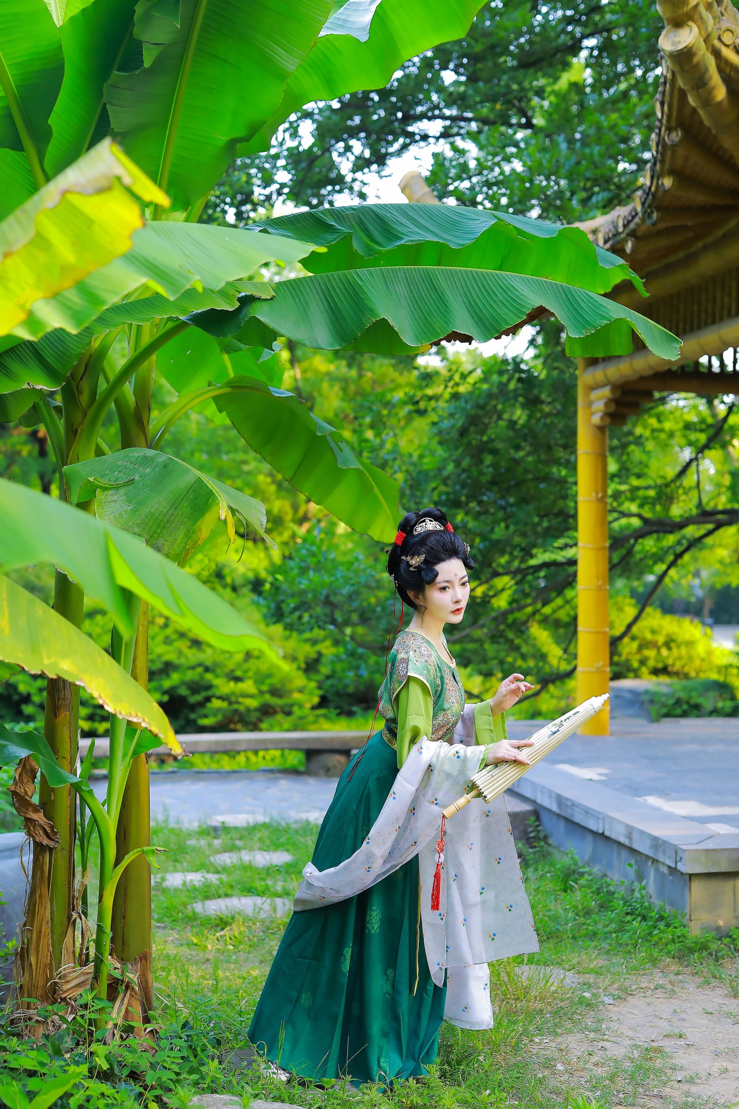 图片[6]-猫子子 – 《绿罗裙》[25P]-COS写真在线网