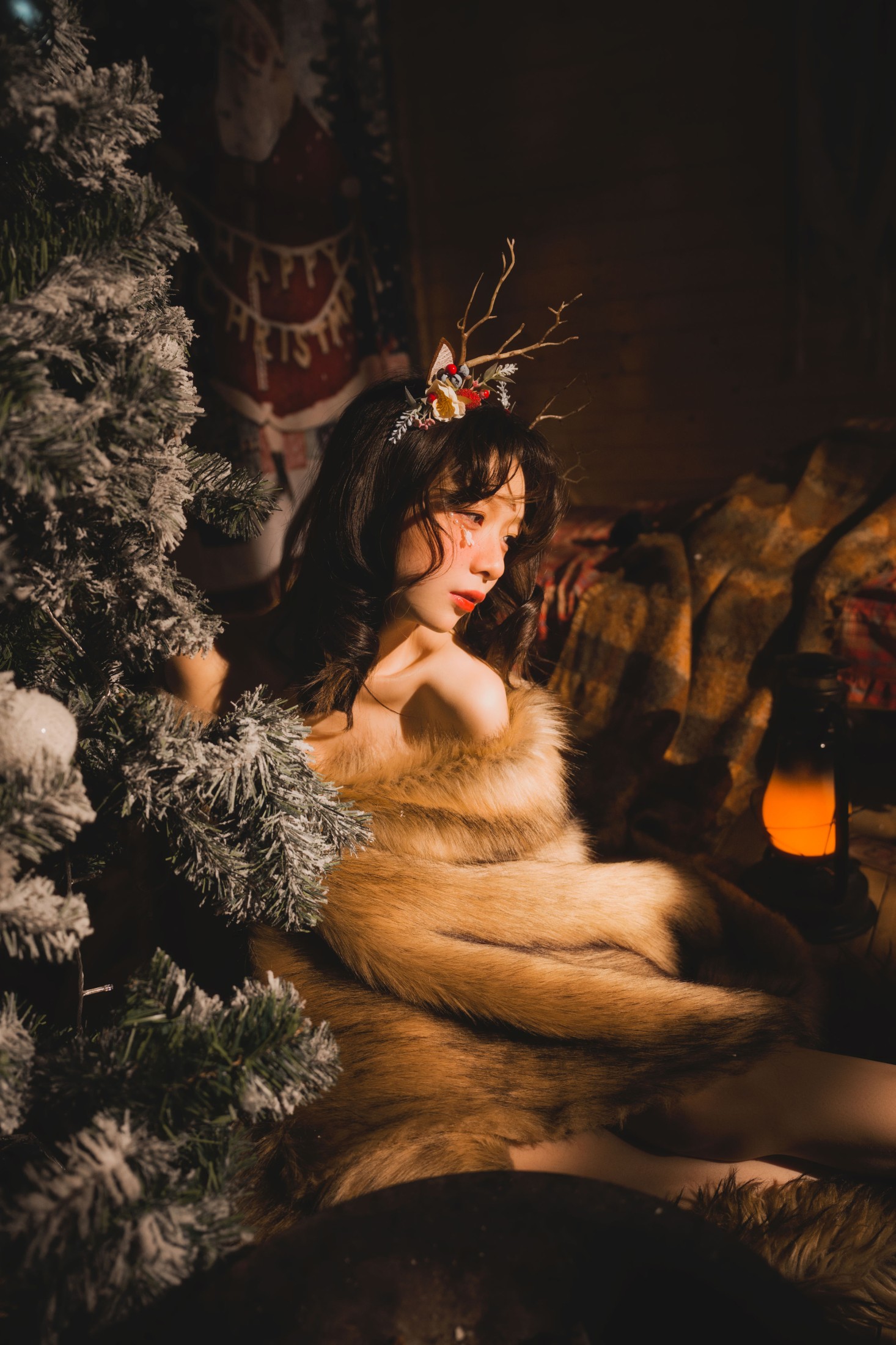 图片[6]-琴玖久 – 《圣诞皮草》[22P]-COS写真在线网