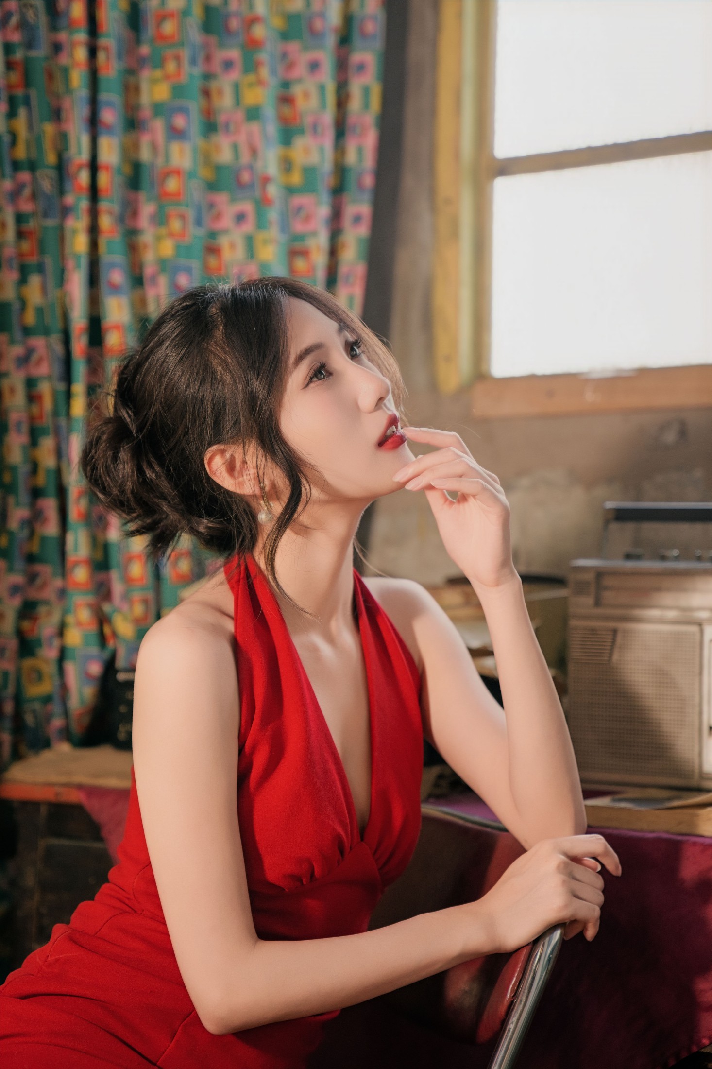 图片[4]-o1ne万 – 《一袭红裙》[30P]-COS写真在线网