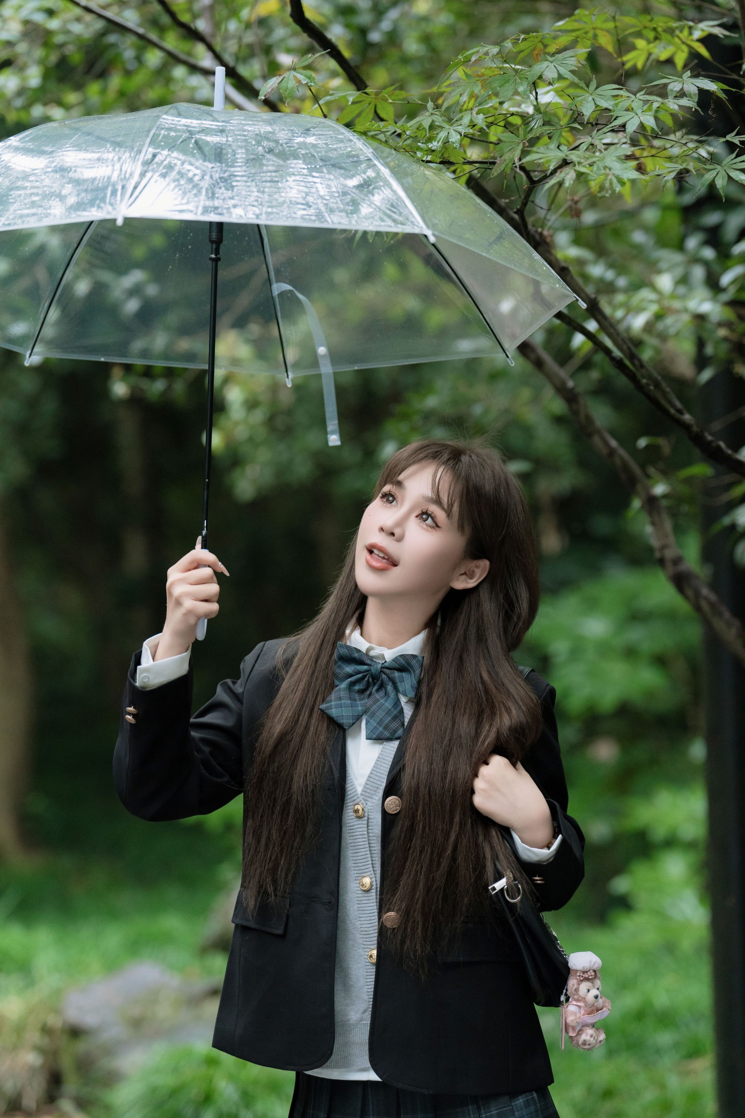 图片[6]-泡芙小方 – 《深色jk》[24P]-COS写真在线网