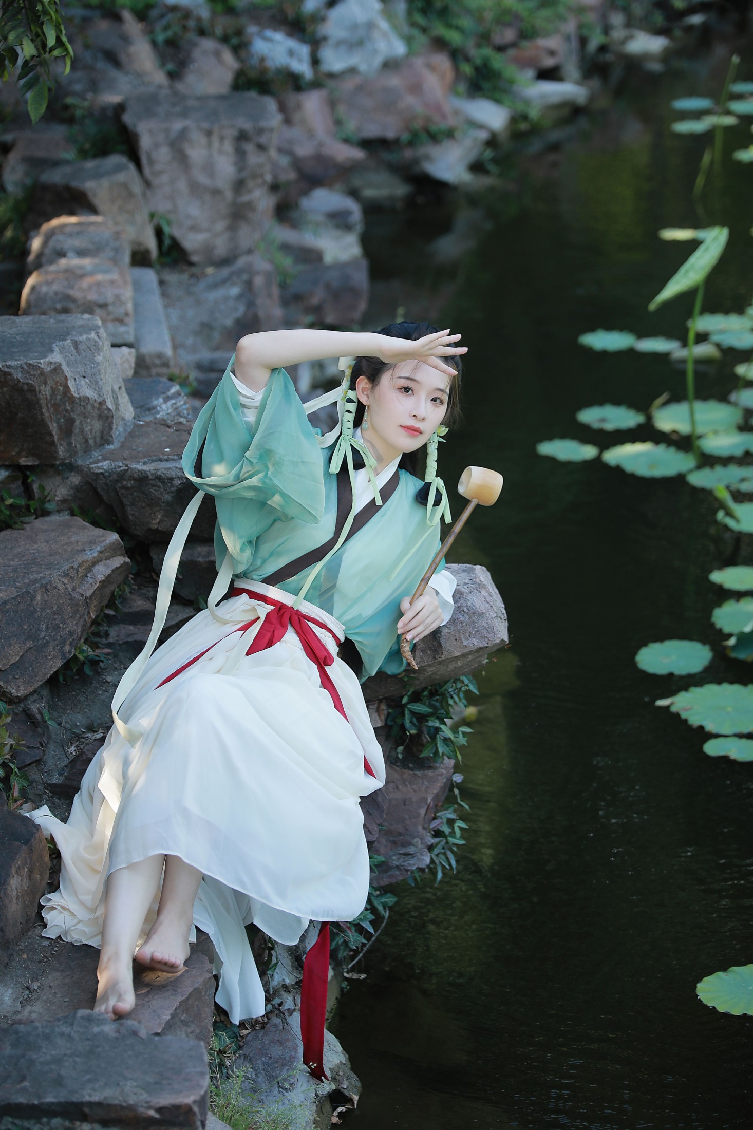 图片[6]-_喵喵家的小鱼干_ – 《小荷》[26P]-COS写真在线网