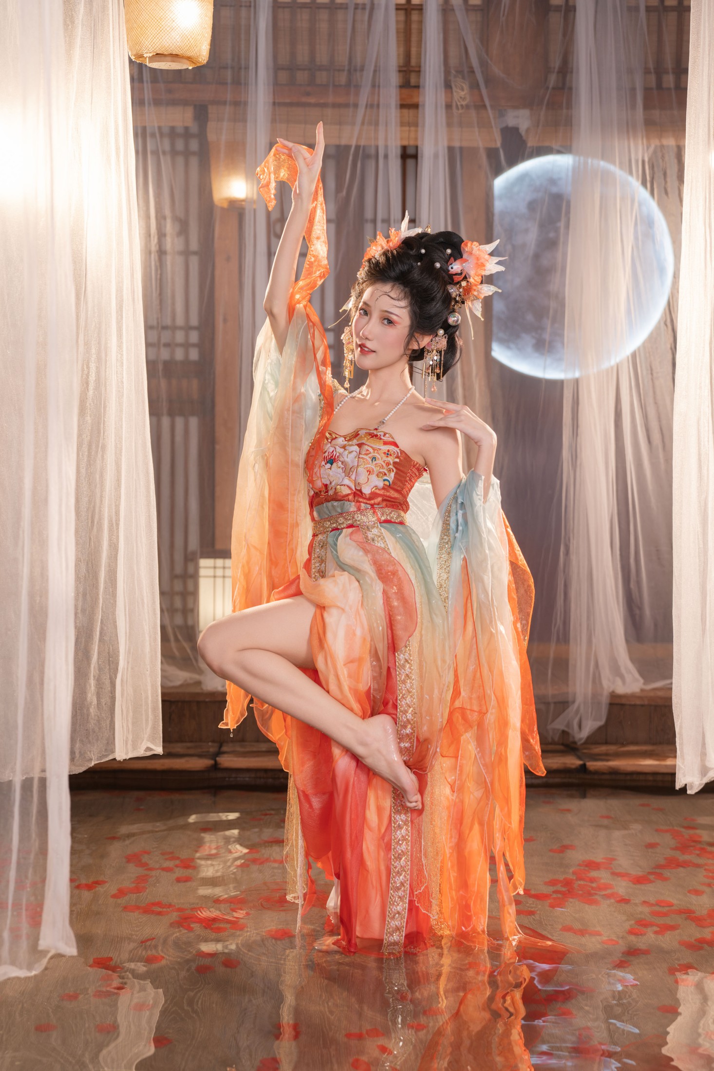 图片[5]-o1ne万 – 《月韵花影》[27P]-COS写真在线网