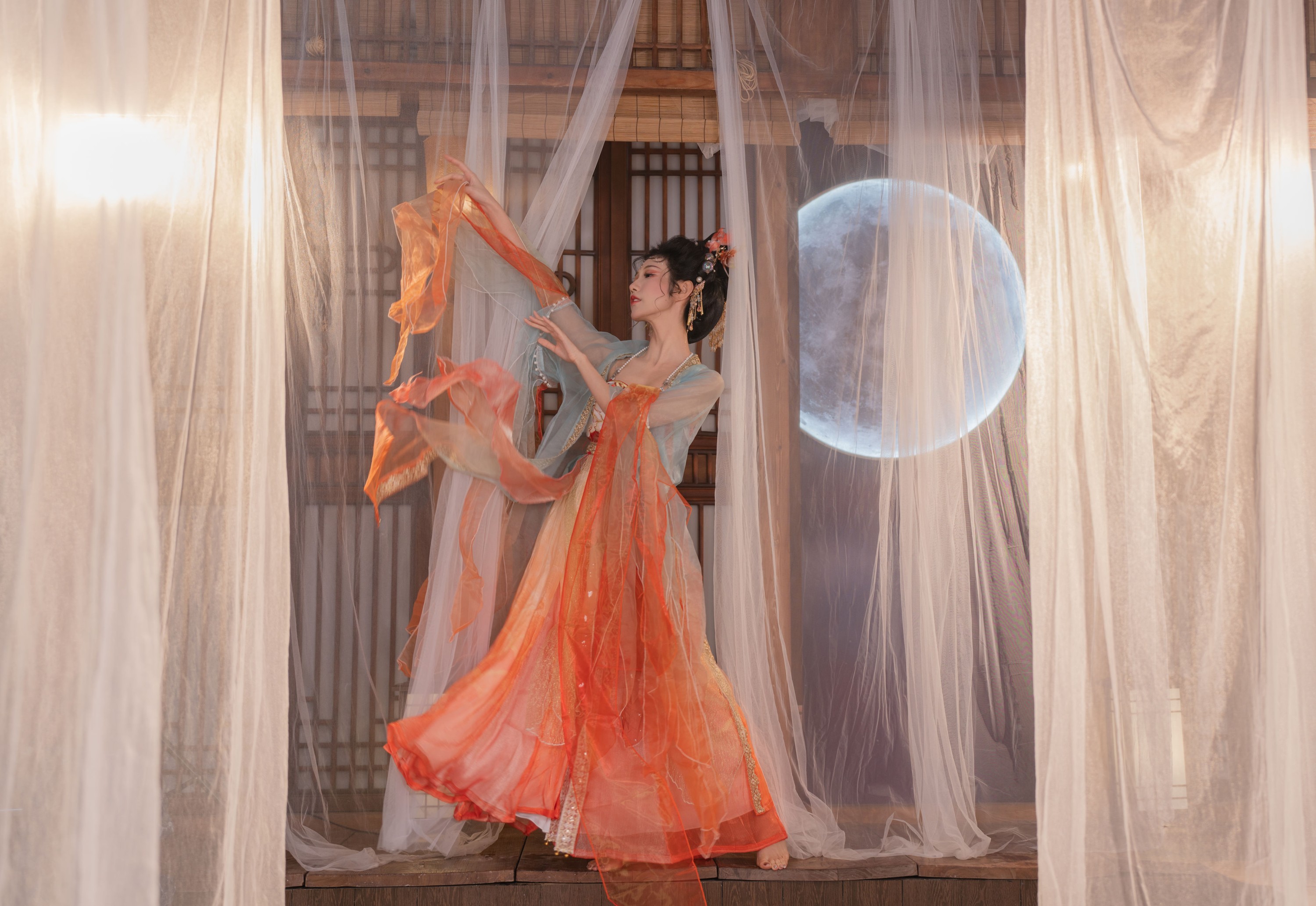 图片[3]-o1ne万 – 《月韵花影》[27P]-COS写真在线网