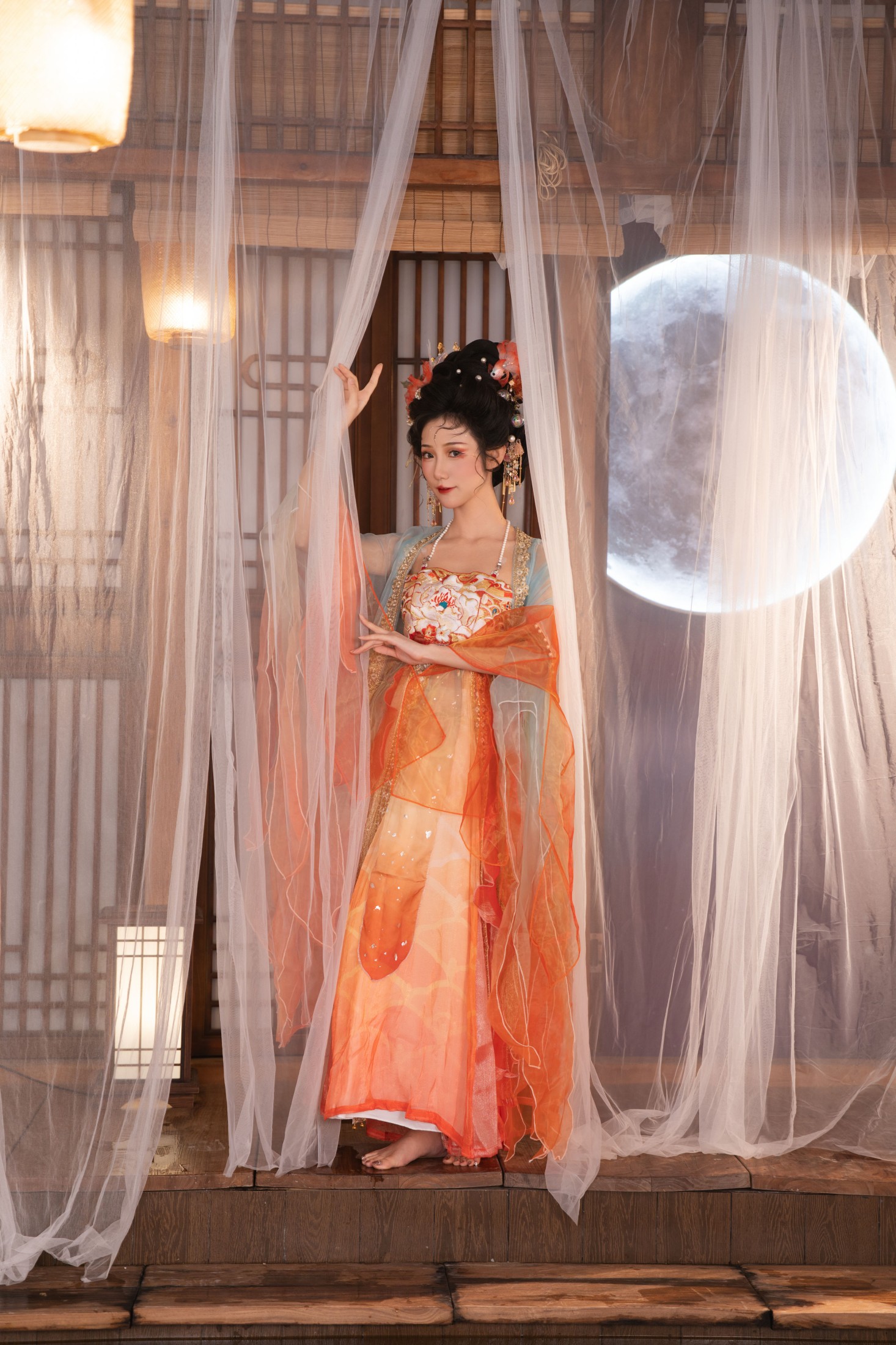 图片[2]-o1ne万 – 《月韵花影》[27P]-COS写真在线网