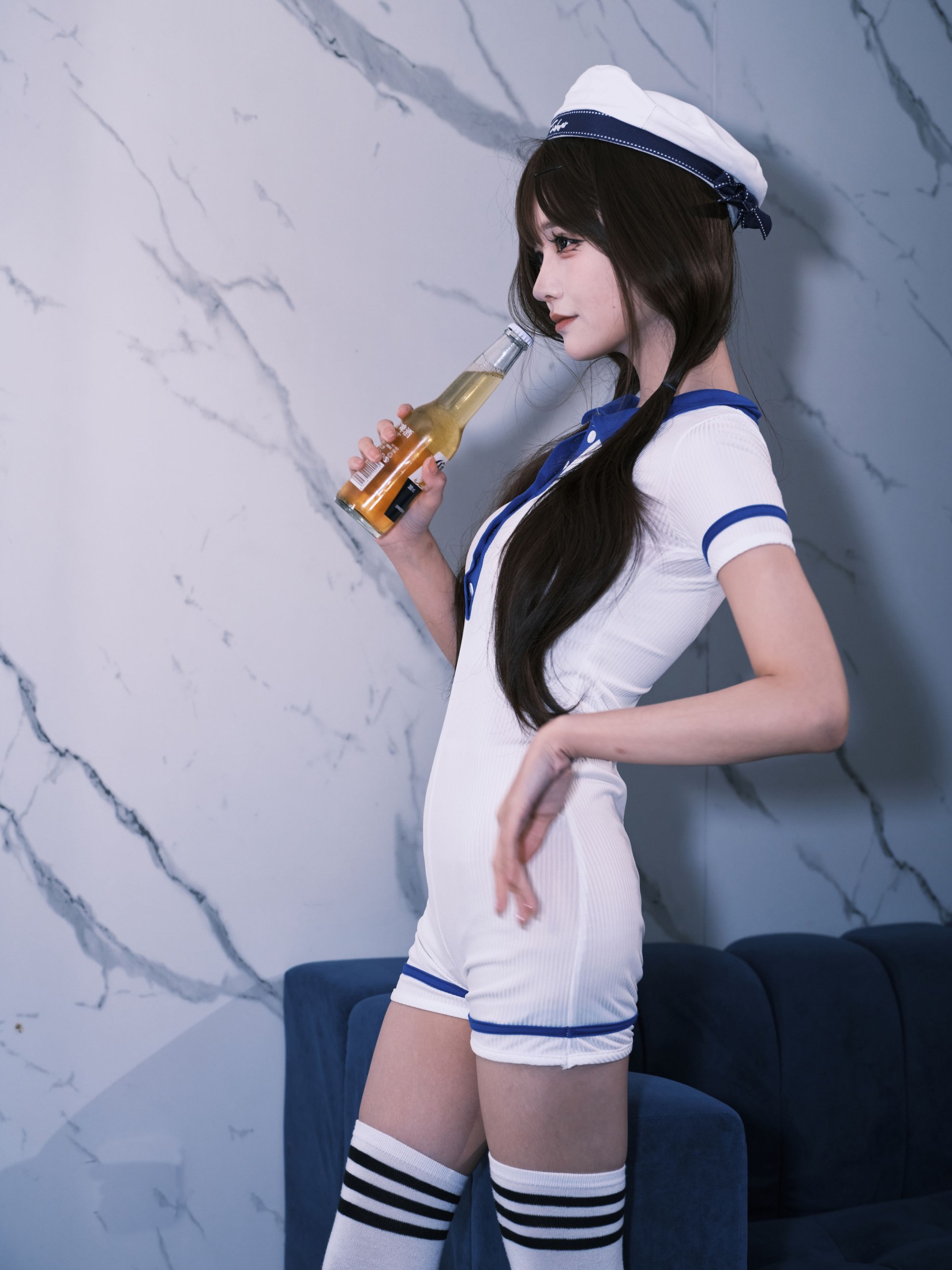 图片[6]-孟程程 – 《女水手的假日 白装棉袜版》[20P]-COS写真在线网