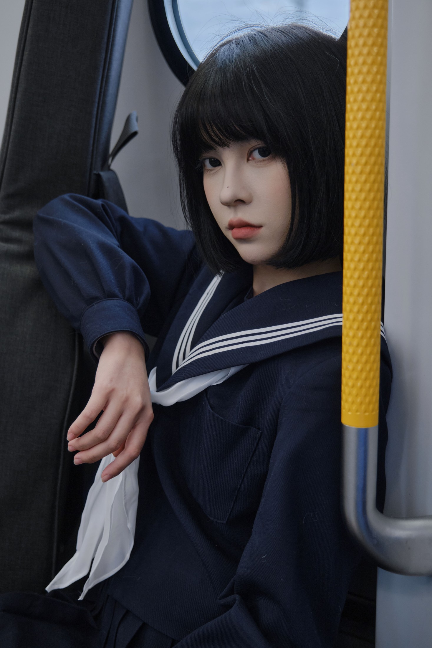 图片[6]-悲伤薯条555 – 《列车jk》[22P]-COS写真在线网