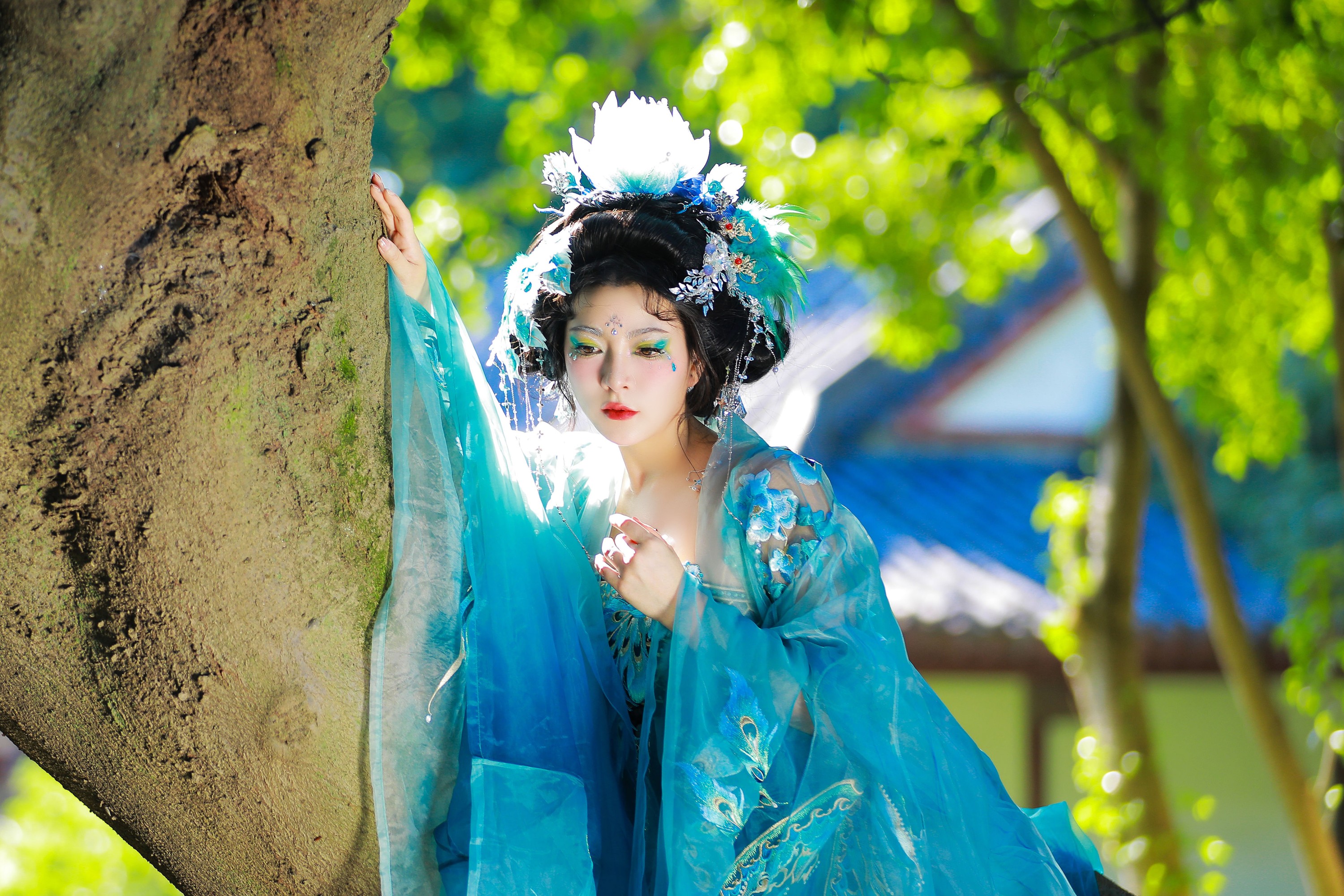 图片[6]-猫子子 – 《雀灵》[22P]-COS写真在线网