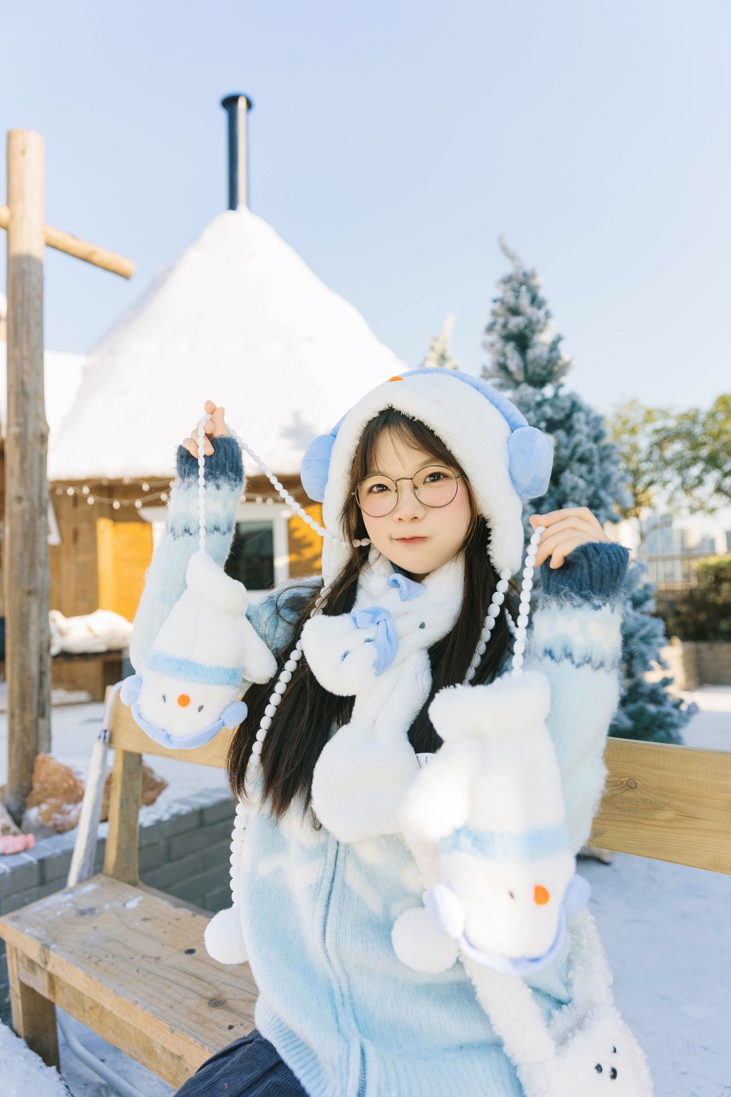 图片[6]-一颗小橙子哎 – 《雪景氛围感》[21P]-COS写真在线网