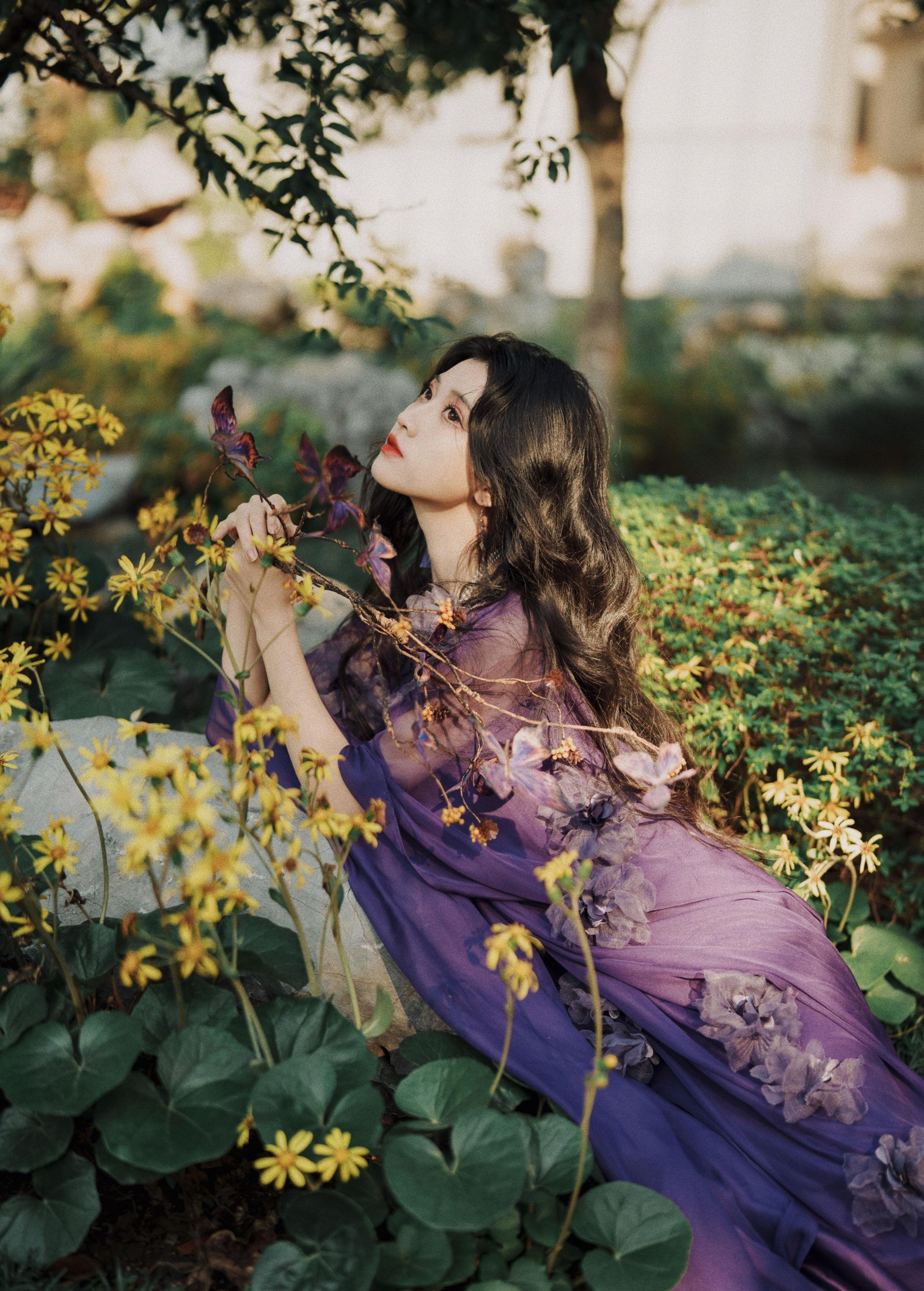 图片[2]-当初叫人家小田田 – 《紫》[18P]-COS写真在线网