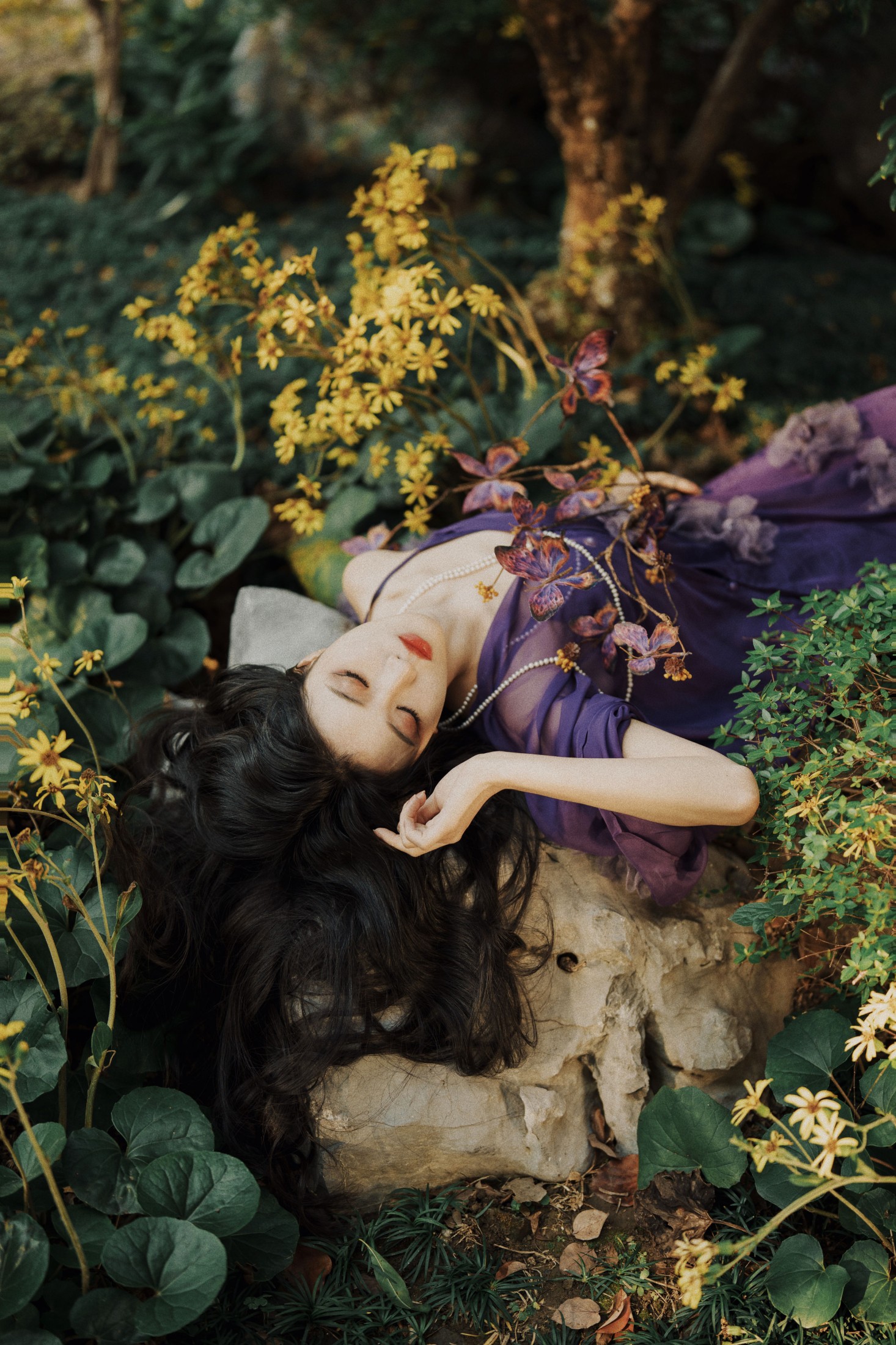 图片[3]-当初叫人家小田田 – 《紫》[18P]-COS写真在线网