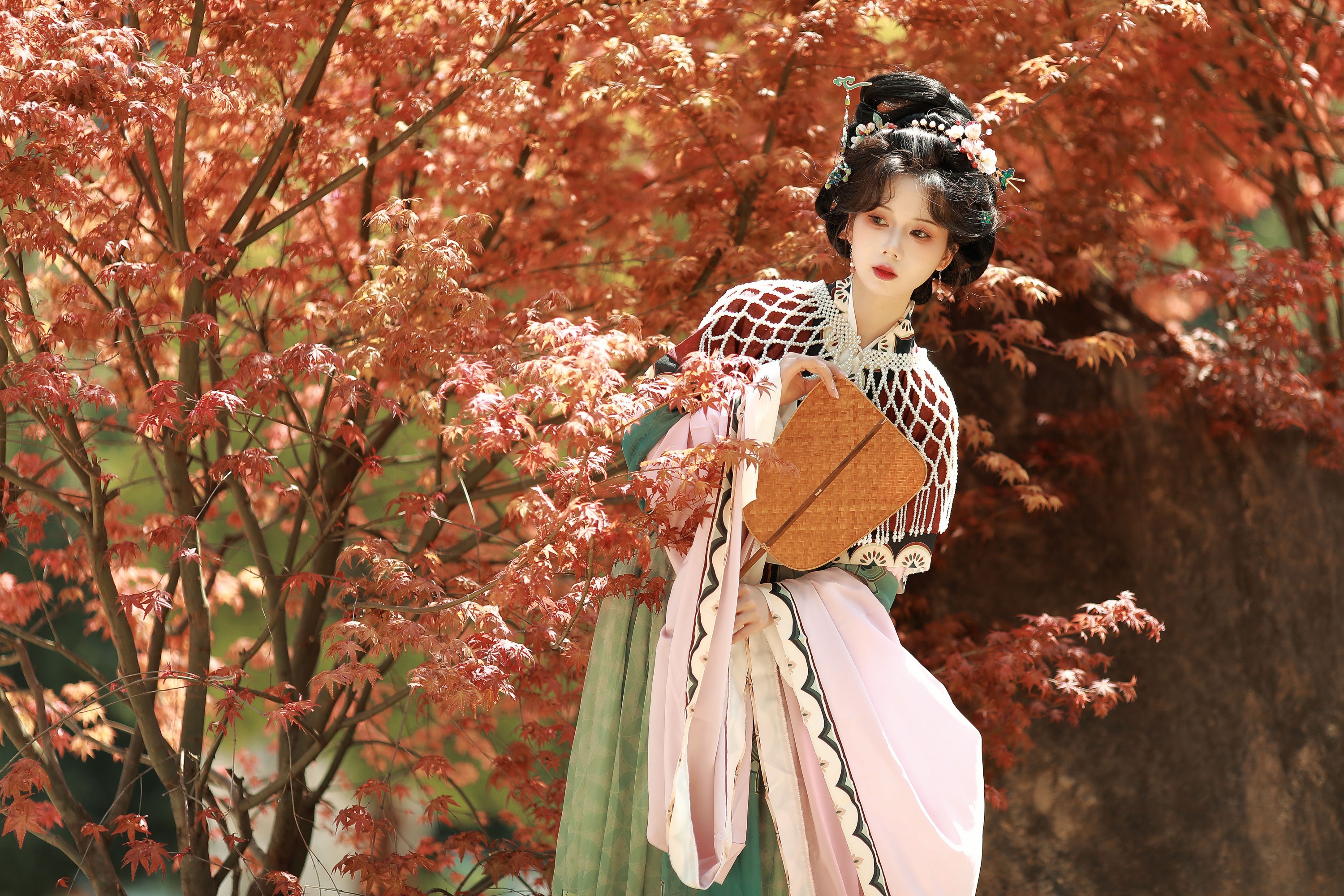 图片[6]-是三七呀 – 《枫叶仕女图》[15P]-COS写真在线网