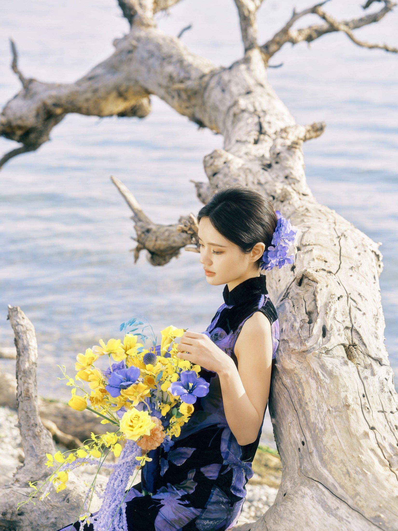 图片[6]-橘小桃 – 《蓝》[28P]-COS写真在线网