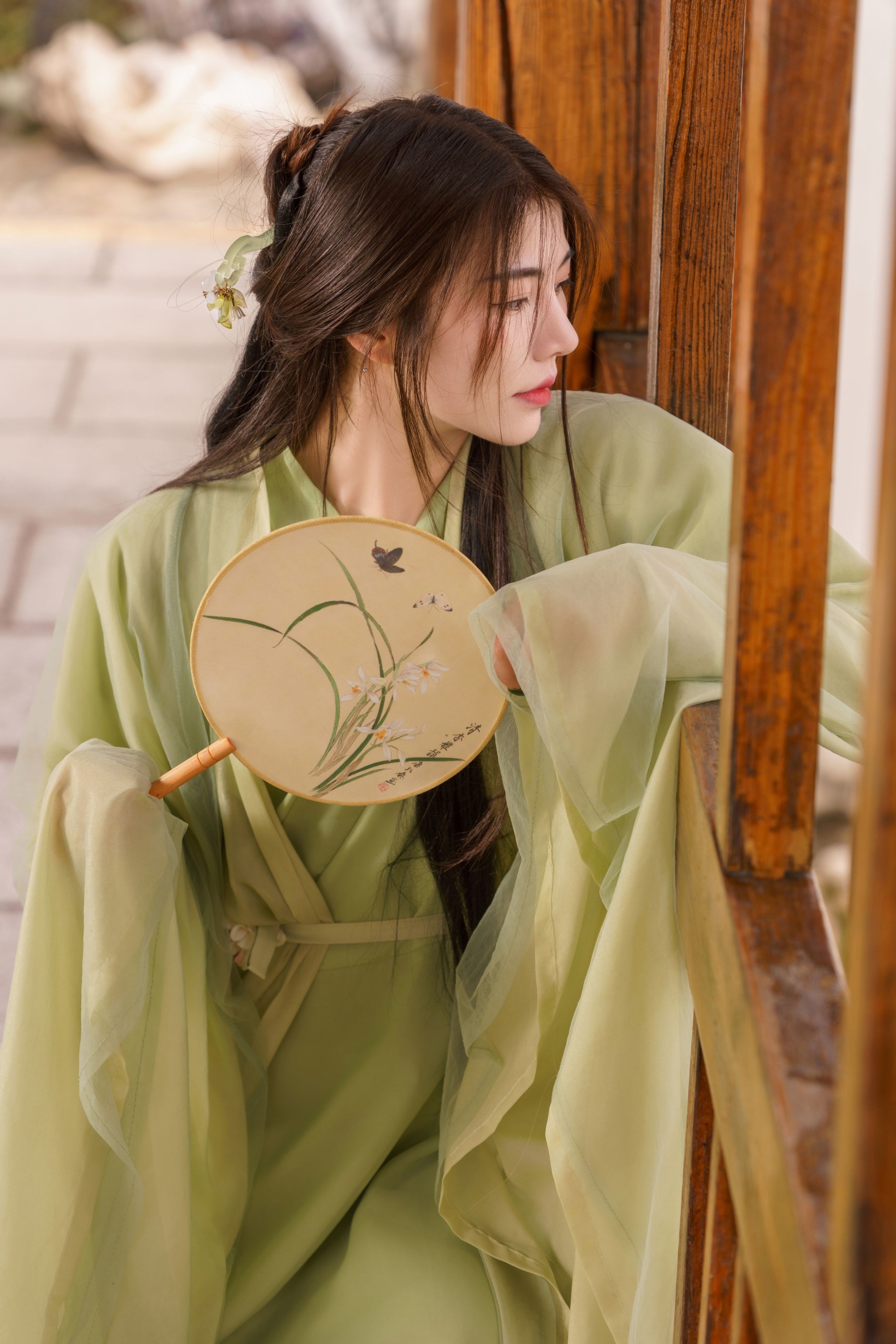 图片[6]-青葙女子 – 《绿衣幽梦：古韵风华集》[15P]-COS写真在线网