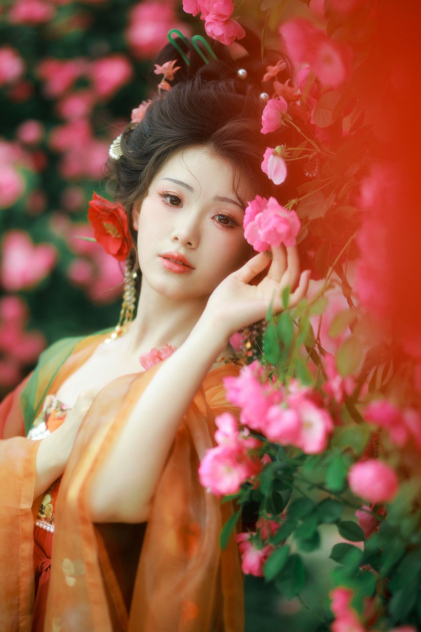 图片[6]-悦璃 – 《蔷薇汉服》[15P]-COS写真在线网