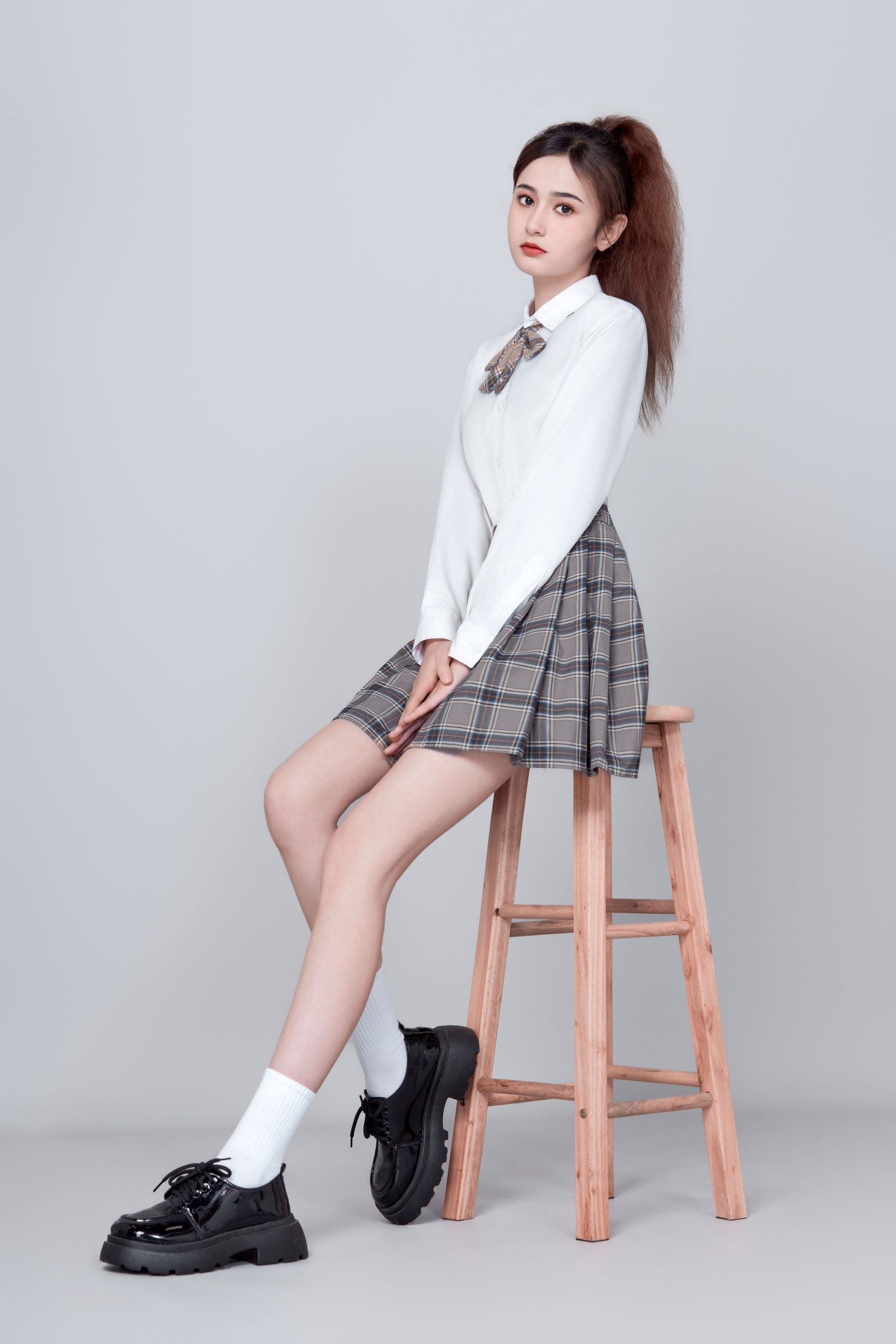 图片[6]-坎杜克 – 《白衫格裙：少女活力映像》[14P]-COS写真在线网