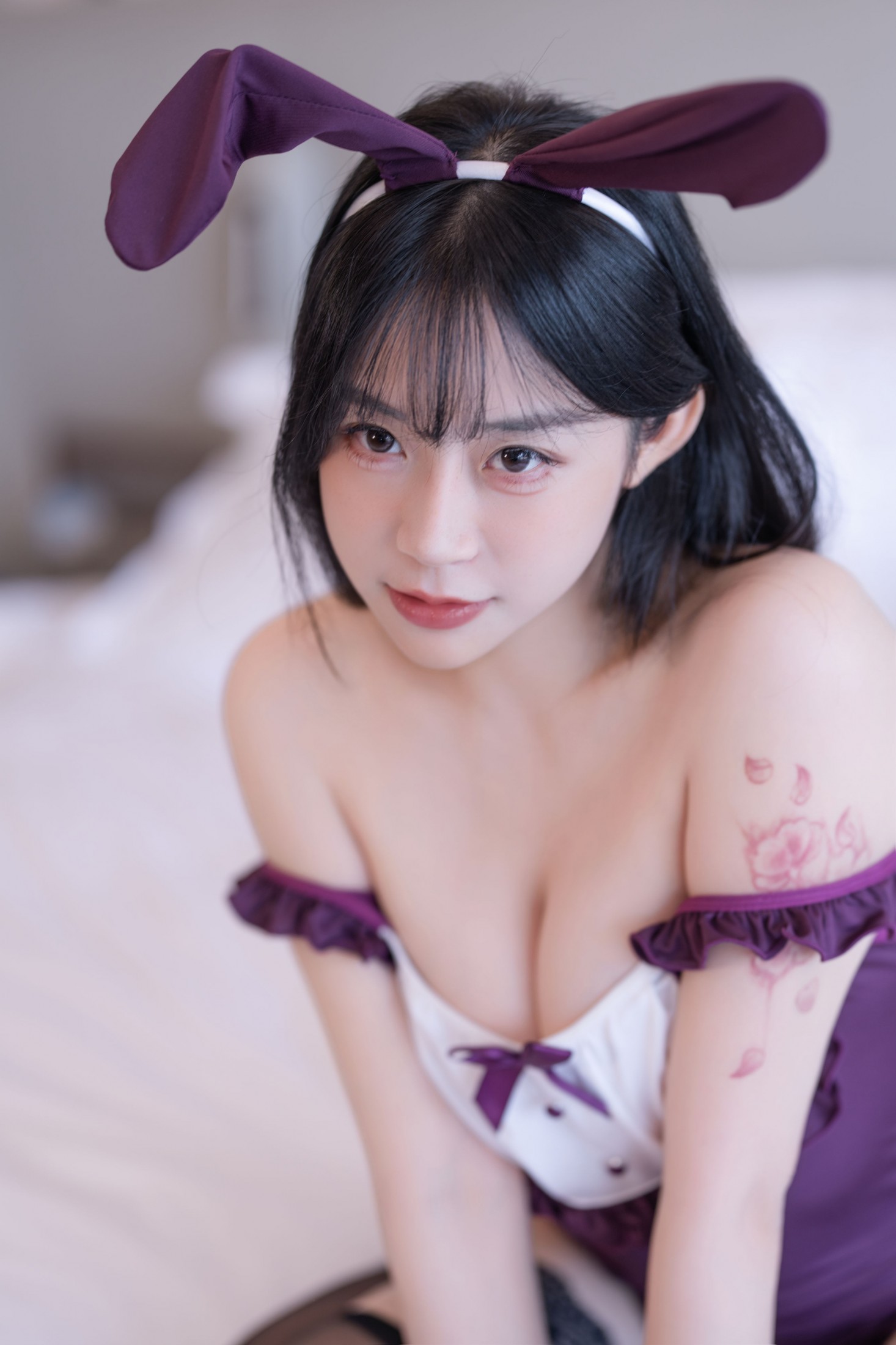 图片[5]-一元同学Jodie – 《紫调兔耳，邂逅温柔》[57P]-COS写真在线网
