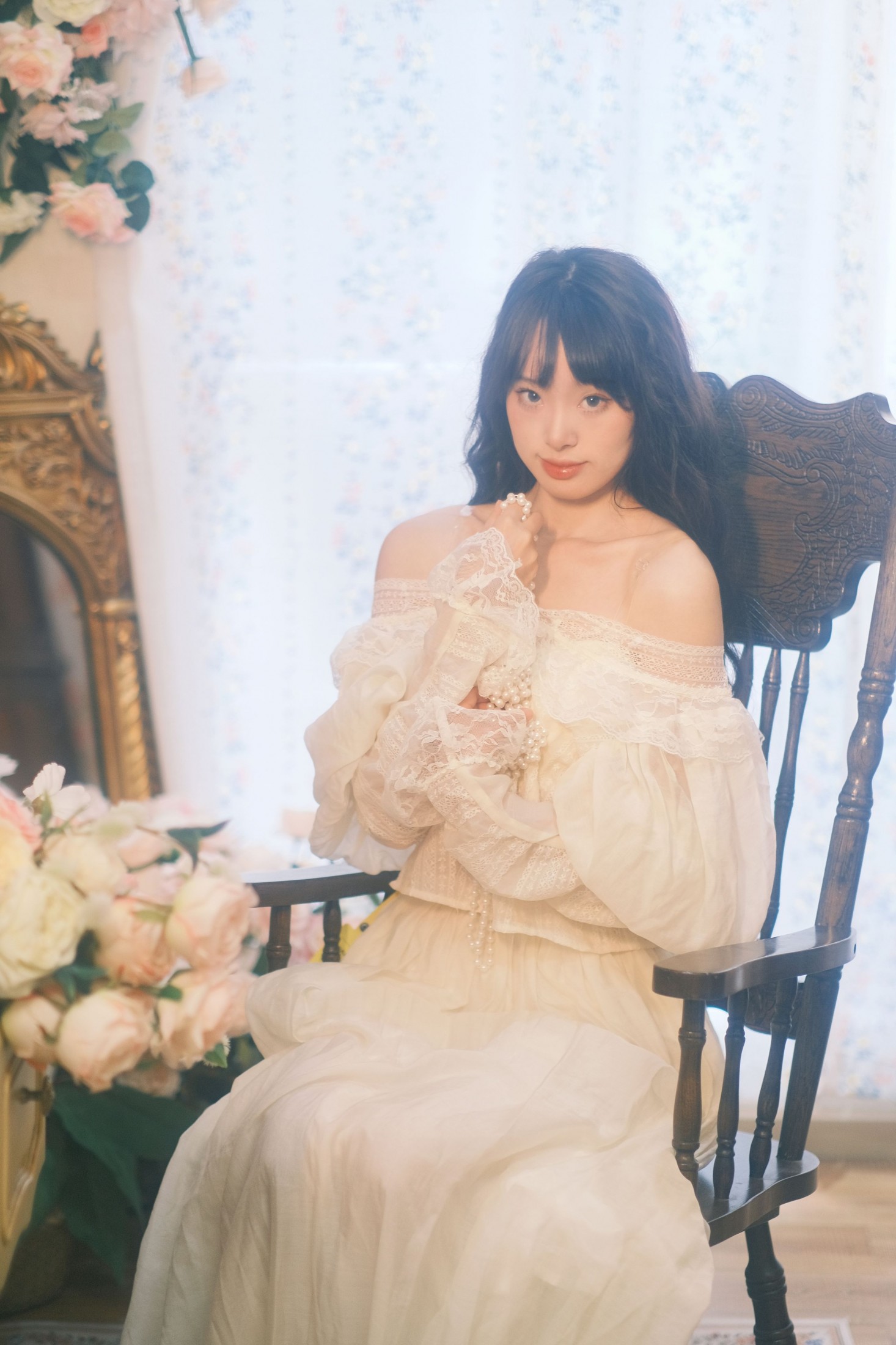 图片[4]-椰汁 – 《温柔法式花房少女》[21P]-COS写真在线网