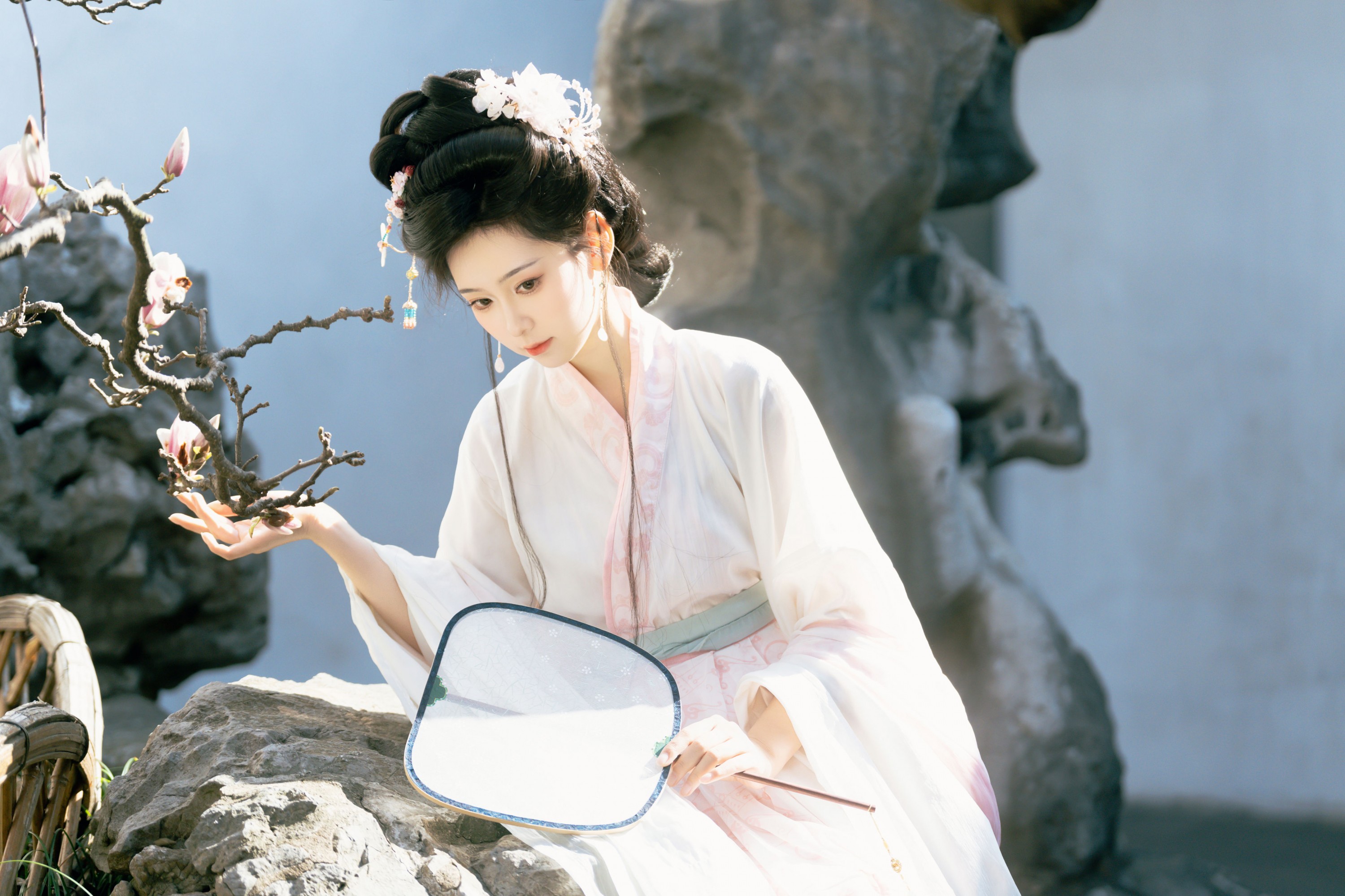 图片[3]-甜心芽芽 – 《二乔玉兰 | “梦里不知身是客”》[15P]-COS写真在线网