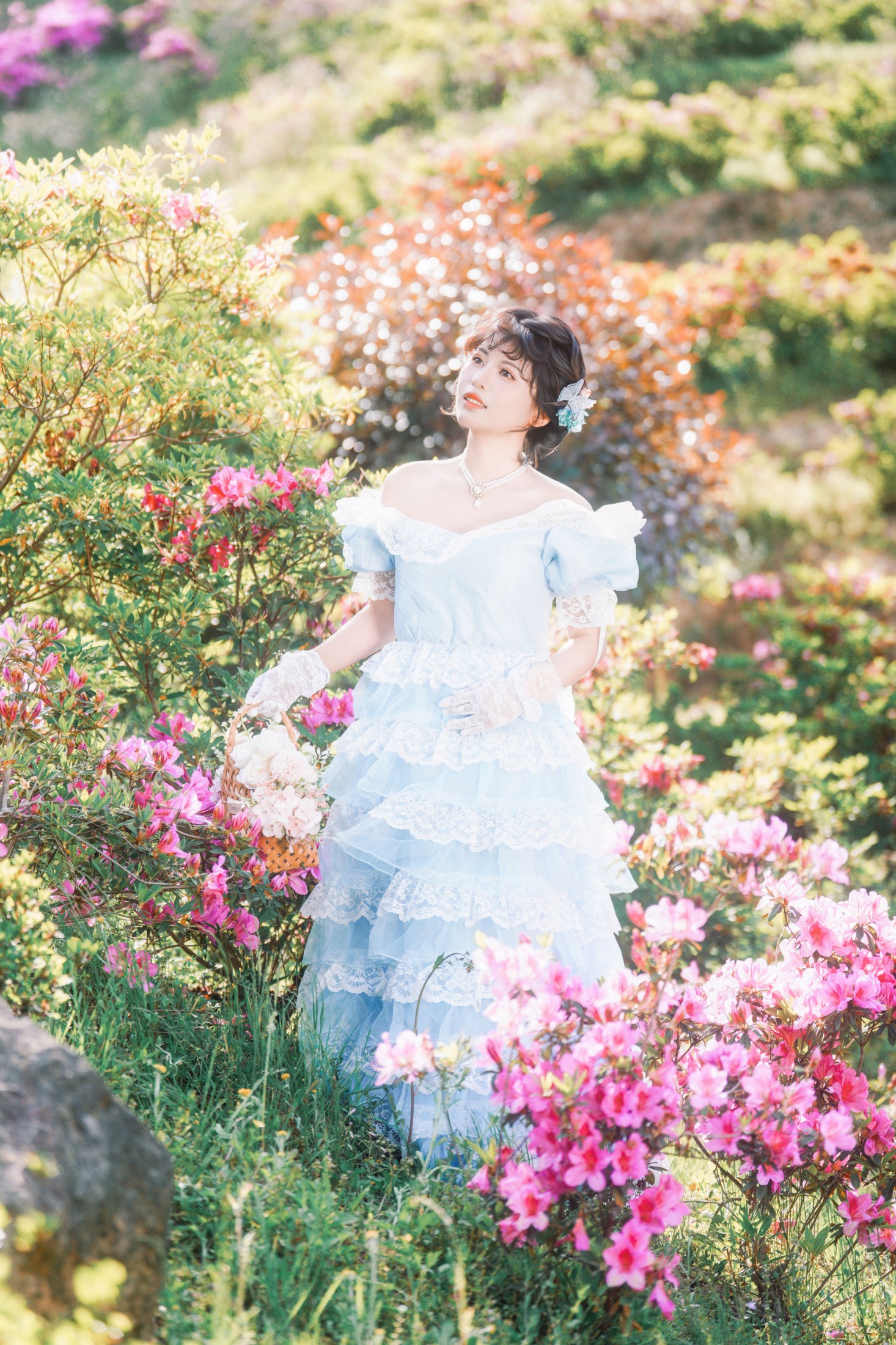 图片[3]-桂花鸭 – 《法式人像-杜鹃花写真》[21P]-COS写真在线网