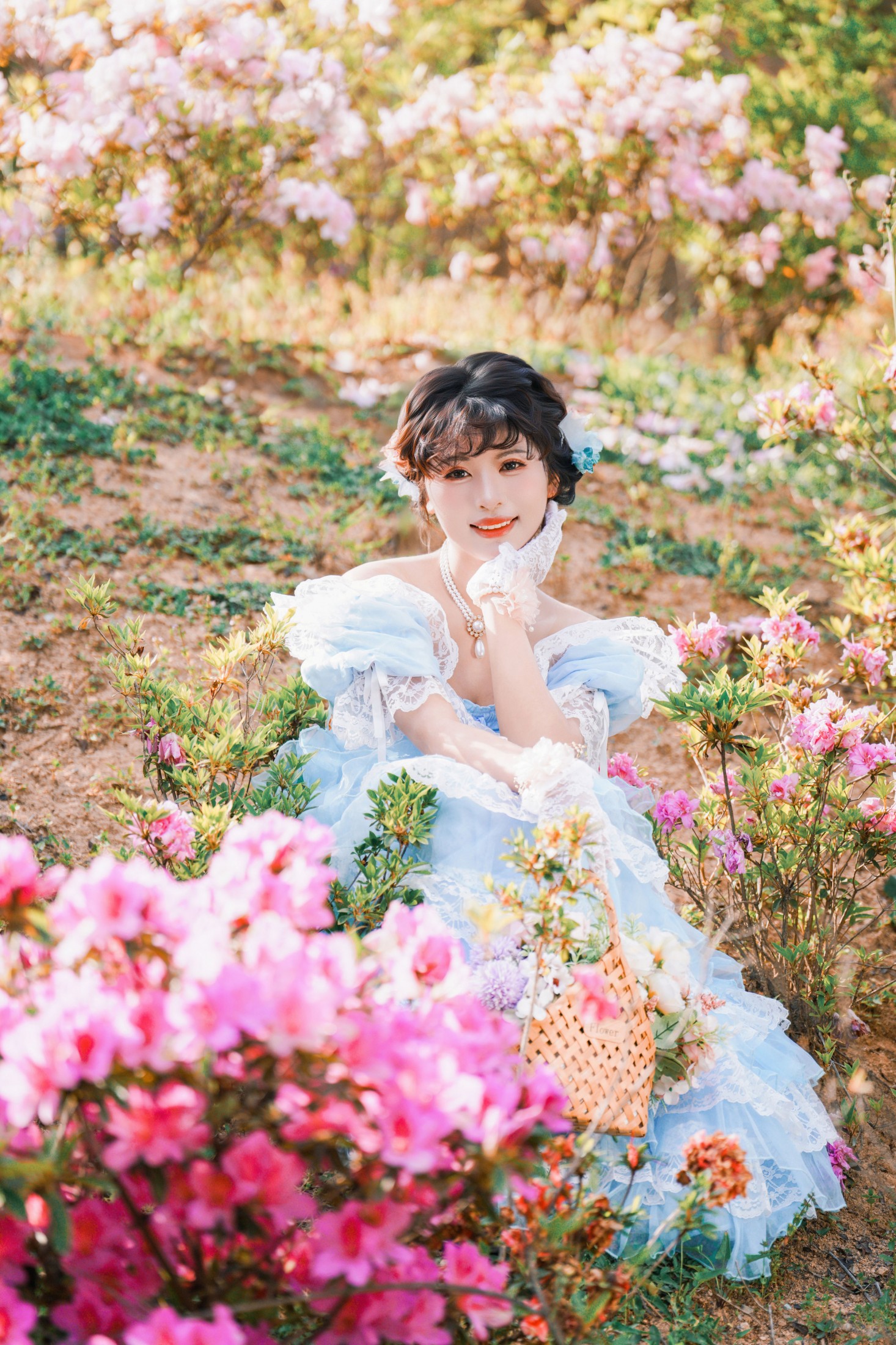 图片[5]-桂花鸭 – 《法式人像-杜鹃花写真》[21P]-COS写真在线网